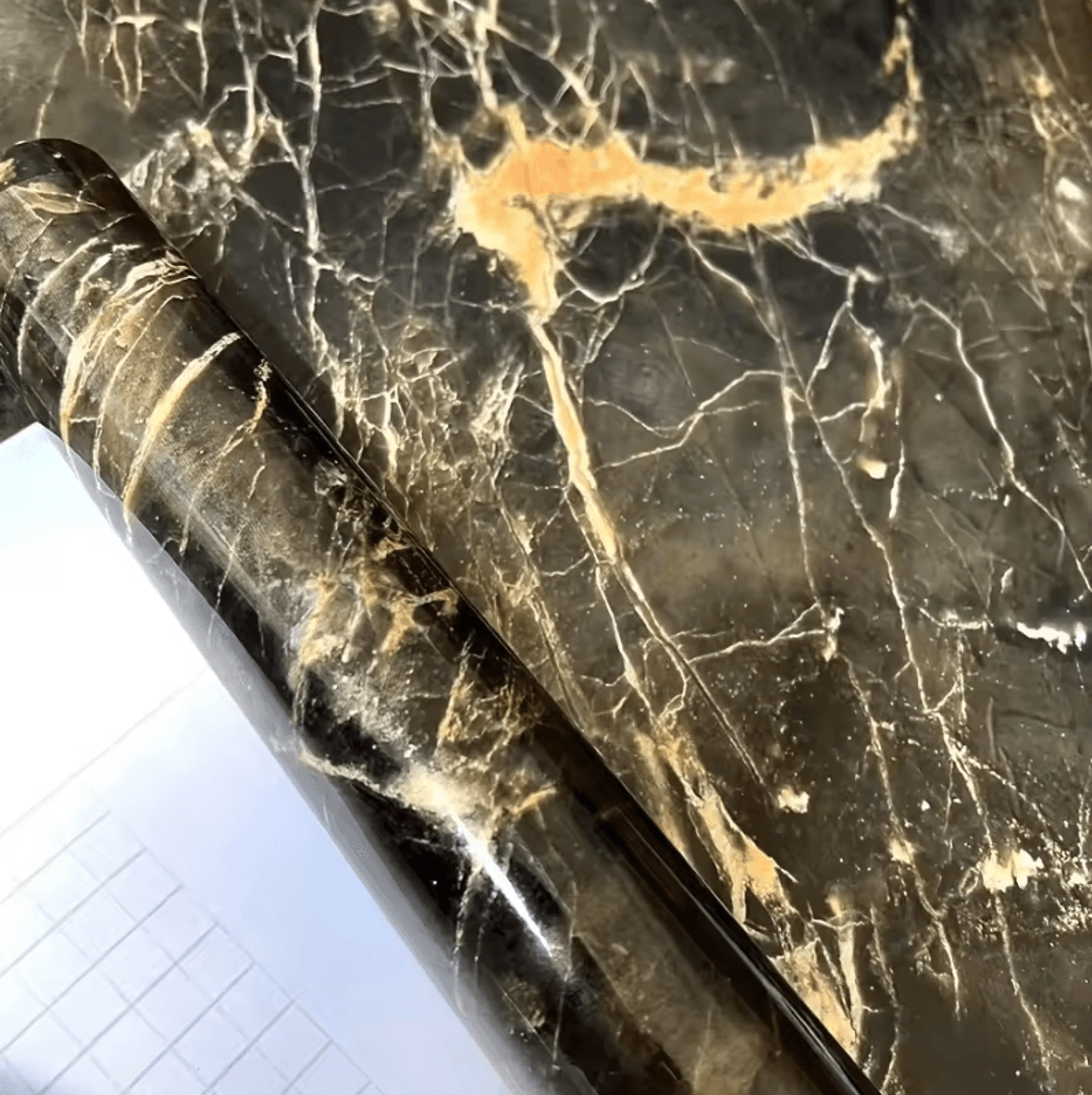 Black Marble Peel And Stick Furniture And Wall Wrap 1