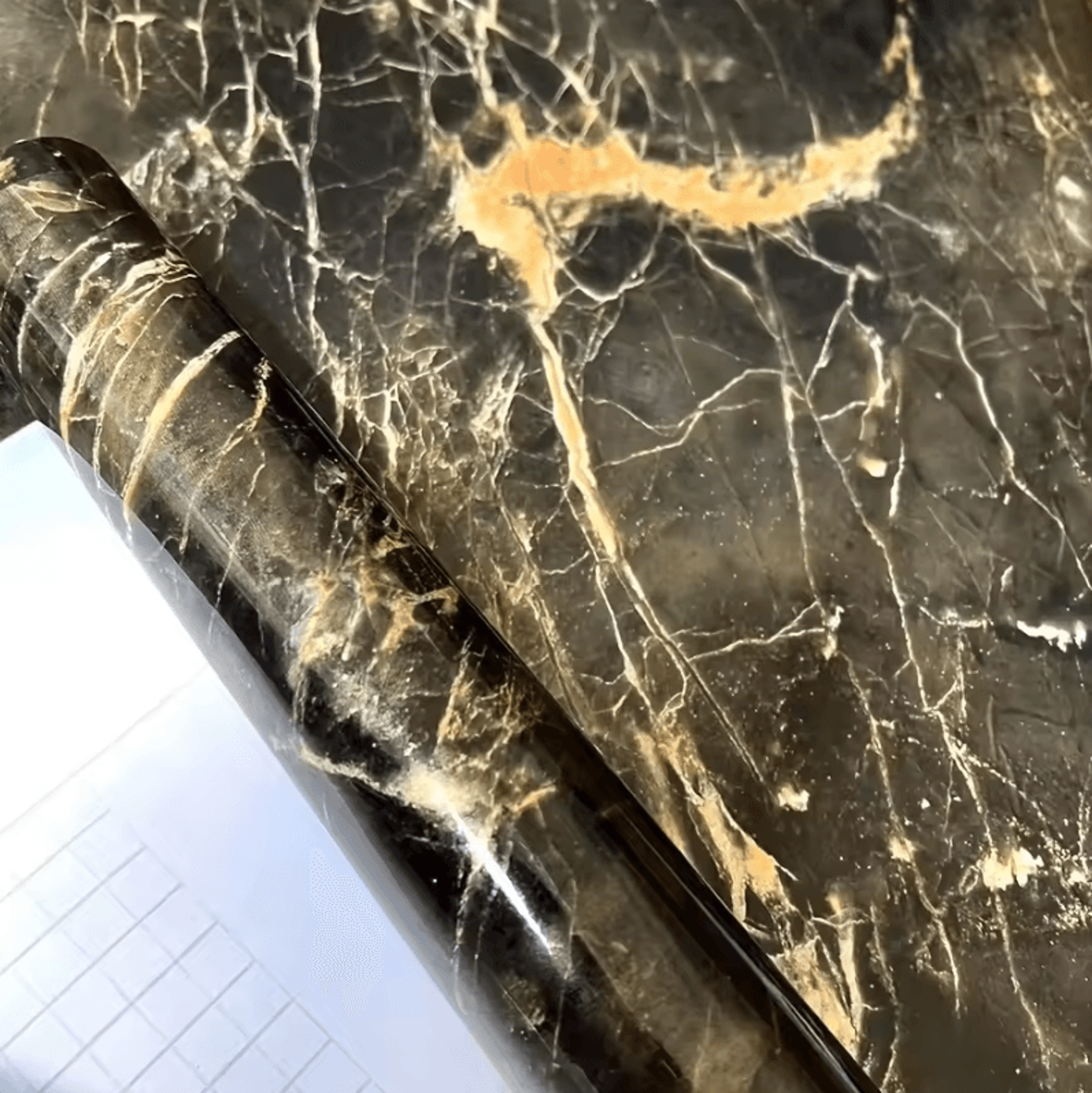Black Marble Peel And Stick Furniture And Wall Wrap 5