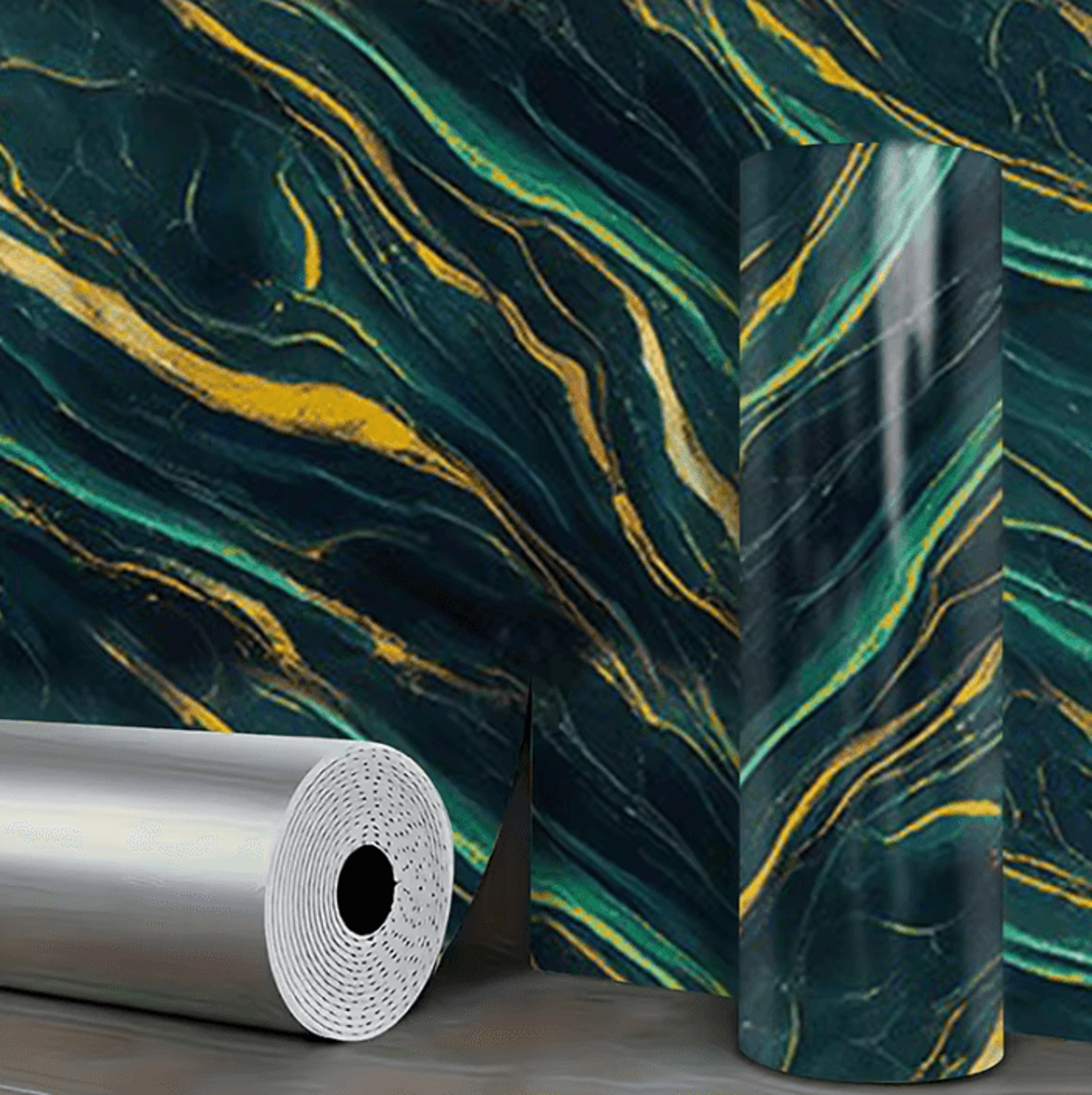 Marble Peel And Stick Waterproof Wall And Furniture Wrap 2