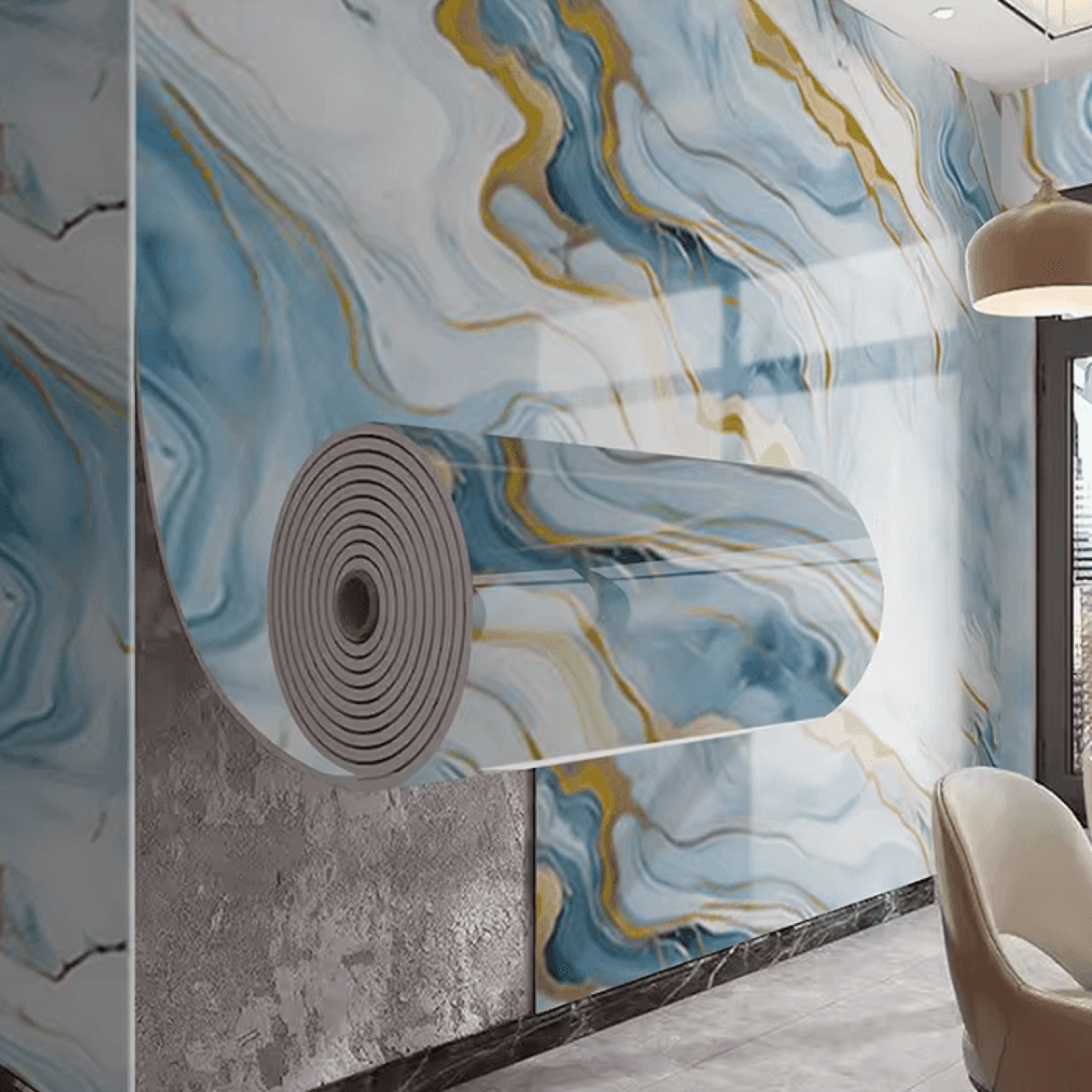 Marble Peel And Stick Waterproof Wall And Furniture Wrap 6