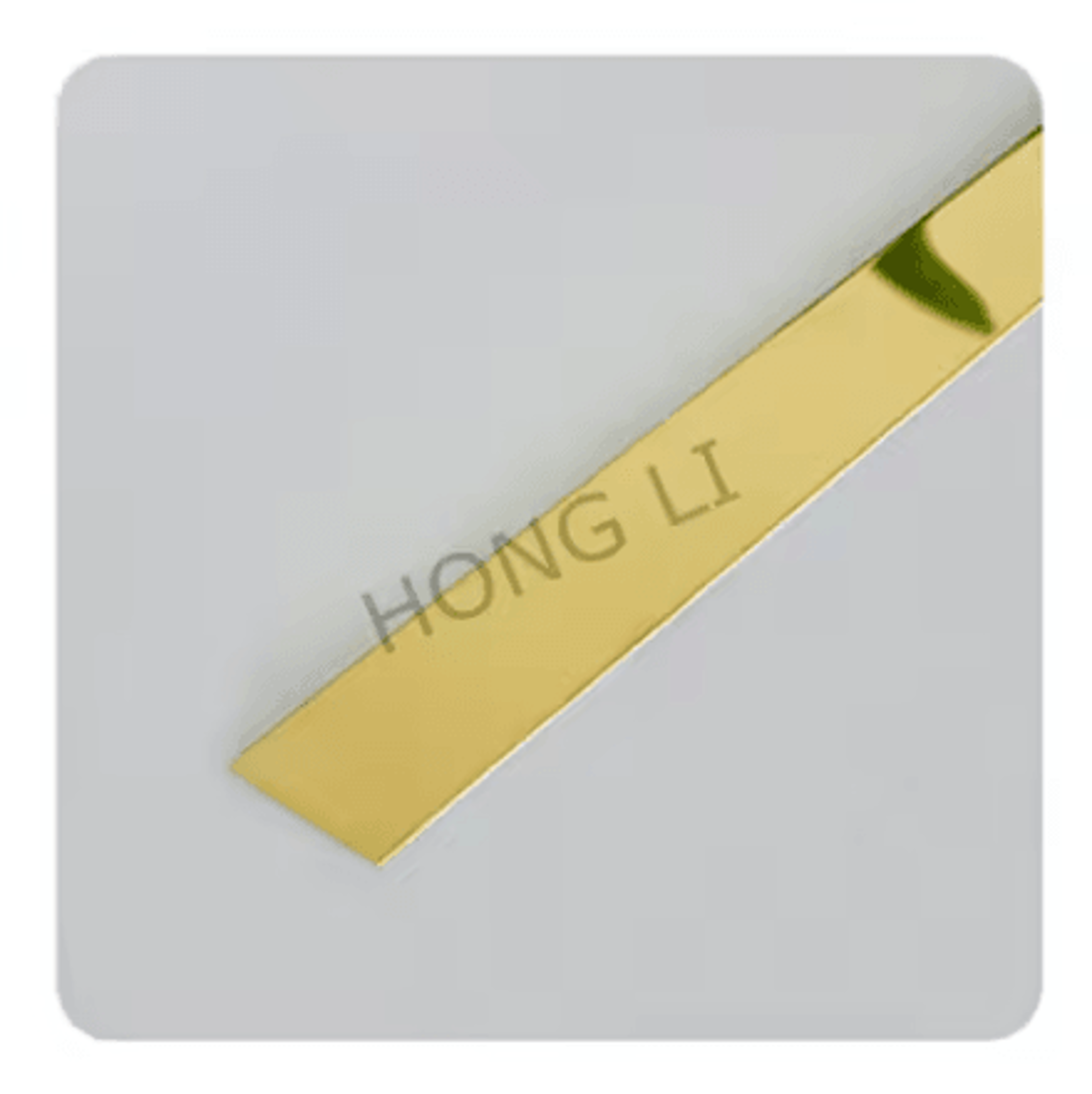 5M Gold Mirror Self Adhesive Decorative Wall Trim 4