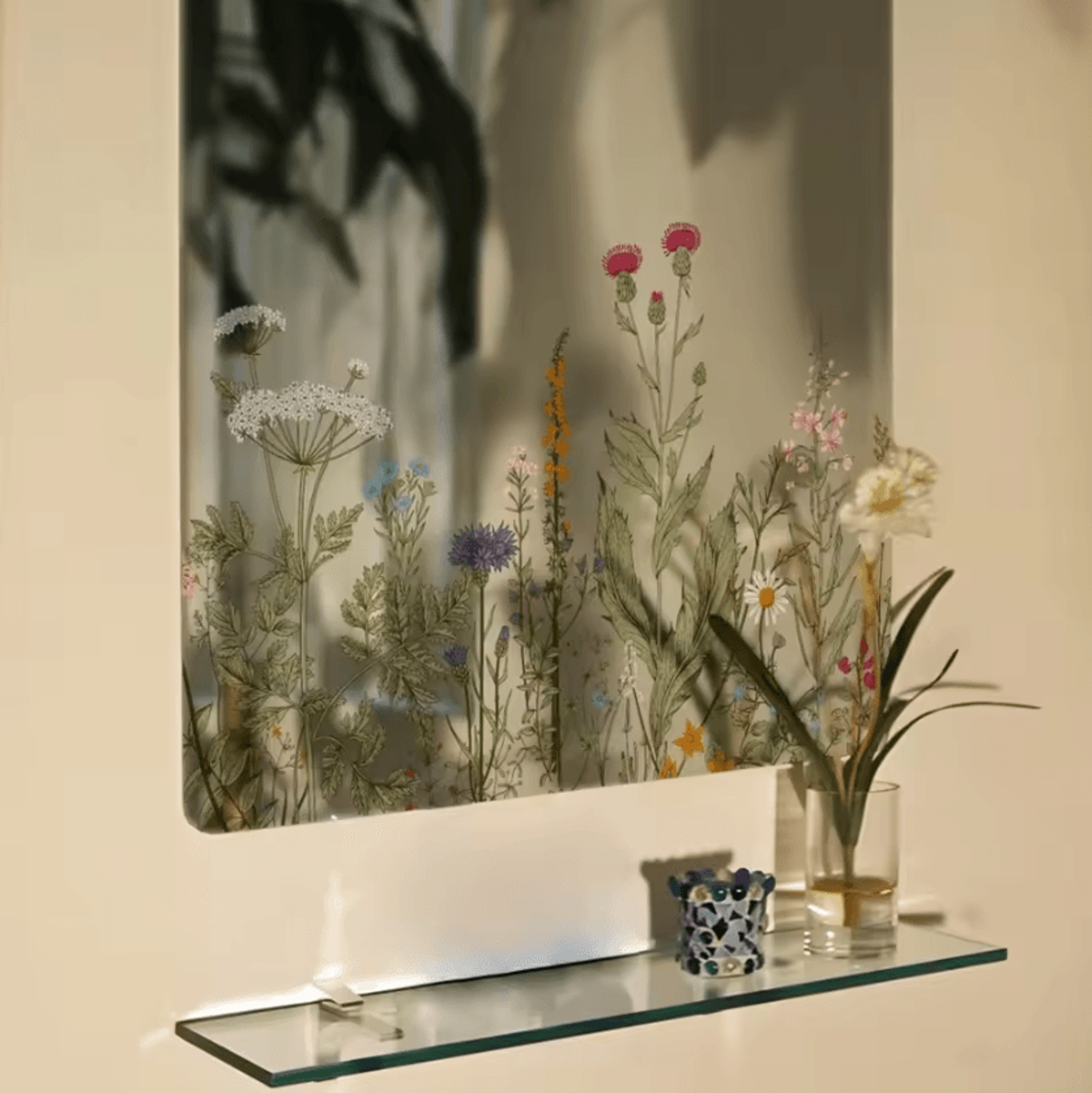 Wildflower Botanical Peel And Stick Wall Border Decal 2