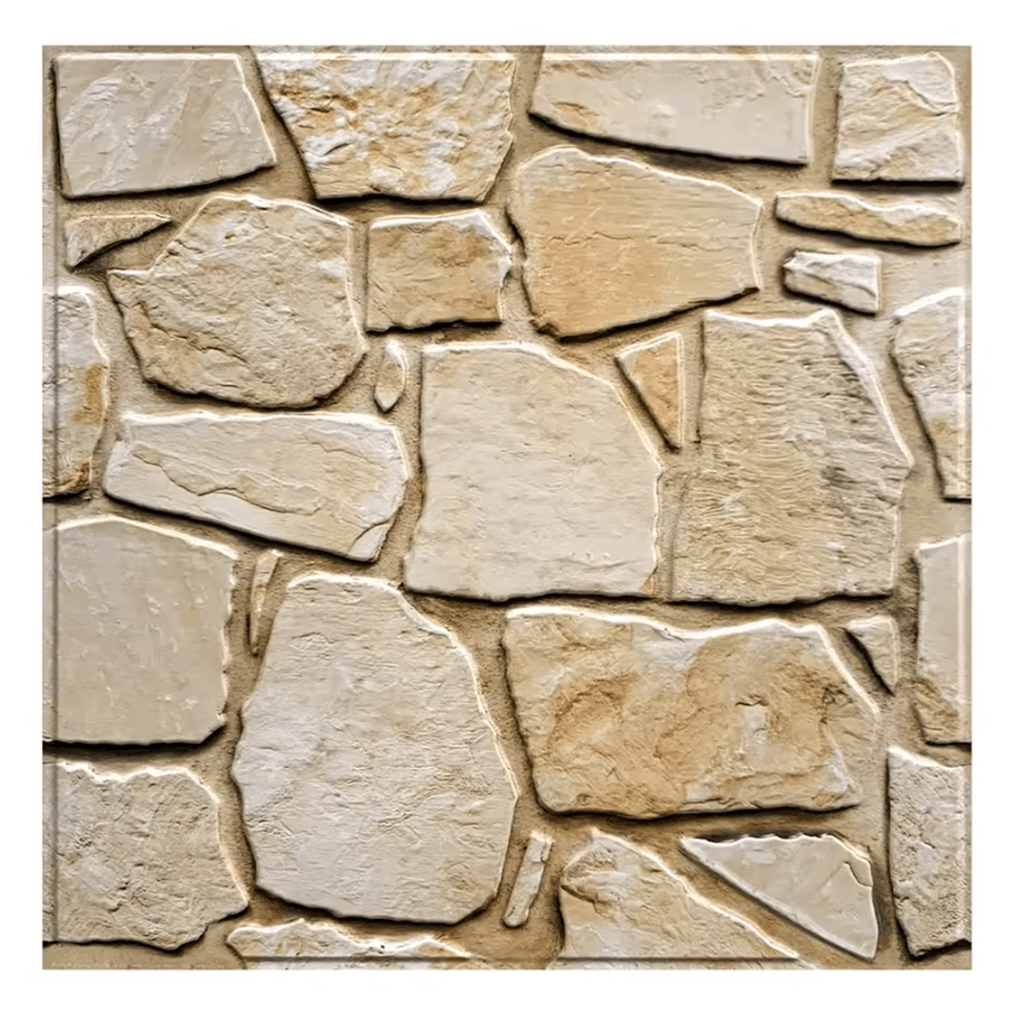3D Faux Stone Peel And Stick Wall Tiles 5