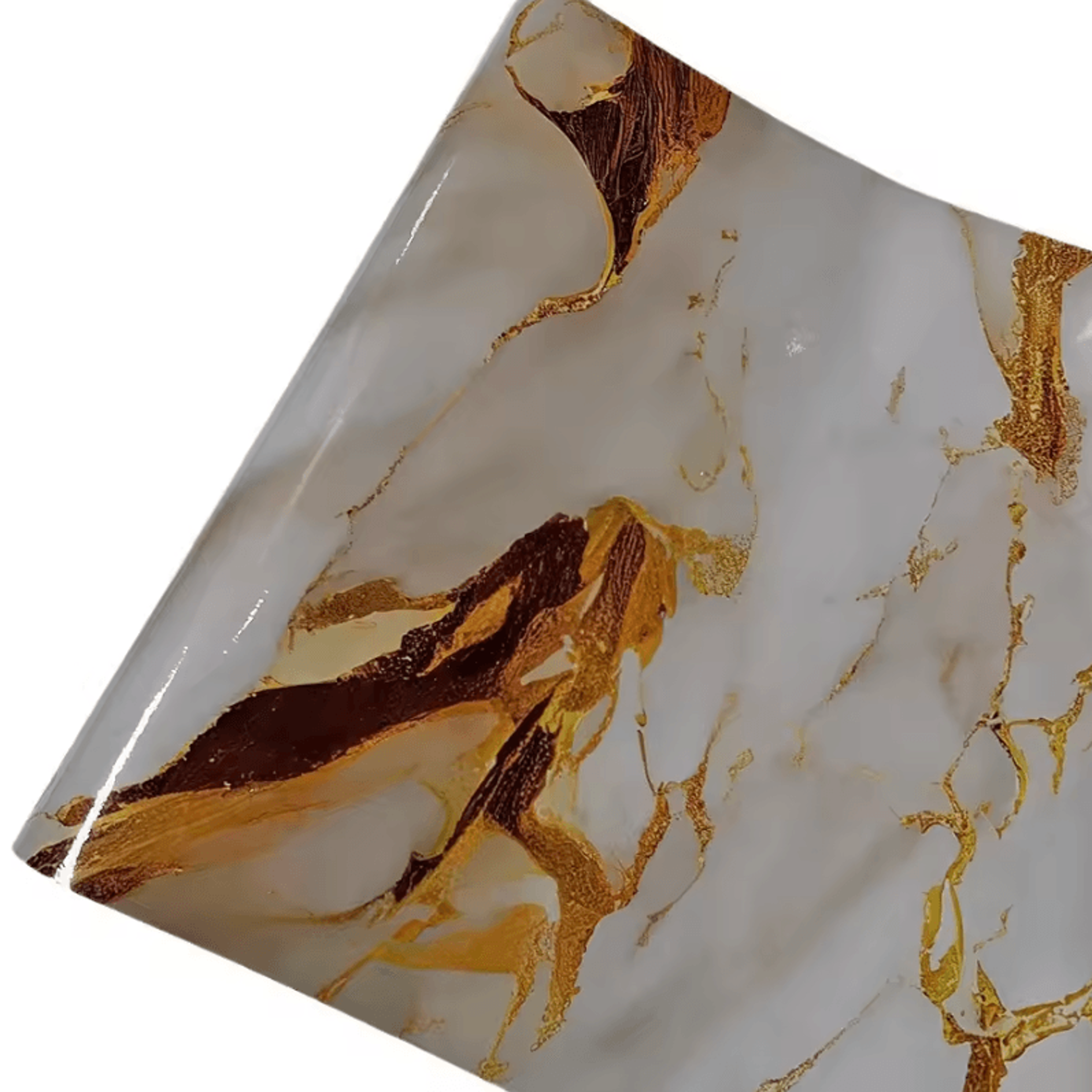 Yellow Marble Peel And Stick Kitchen Wallpaper 4