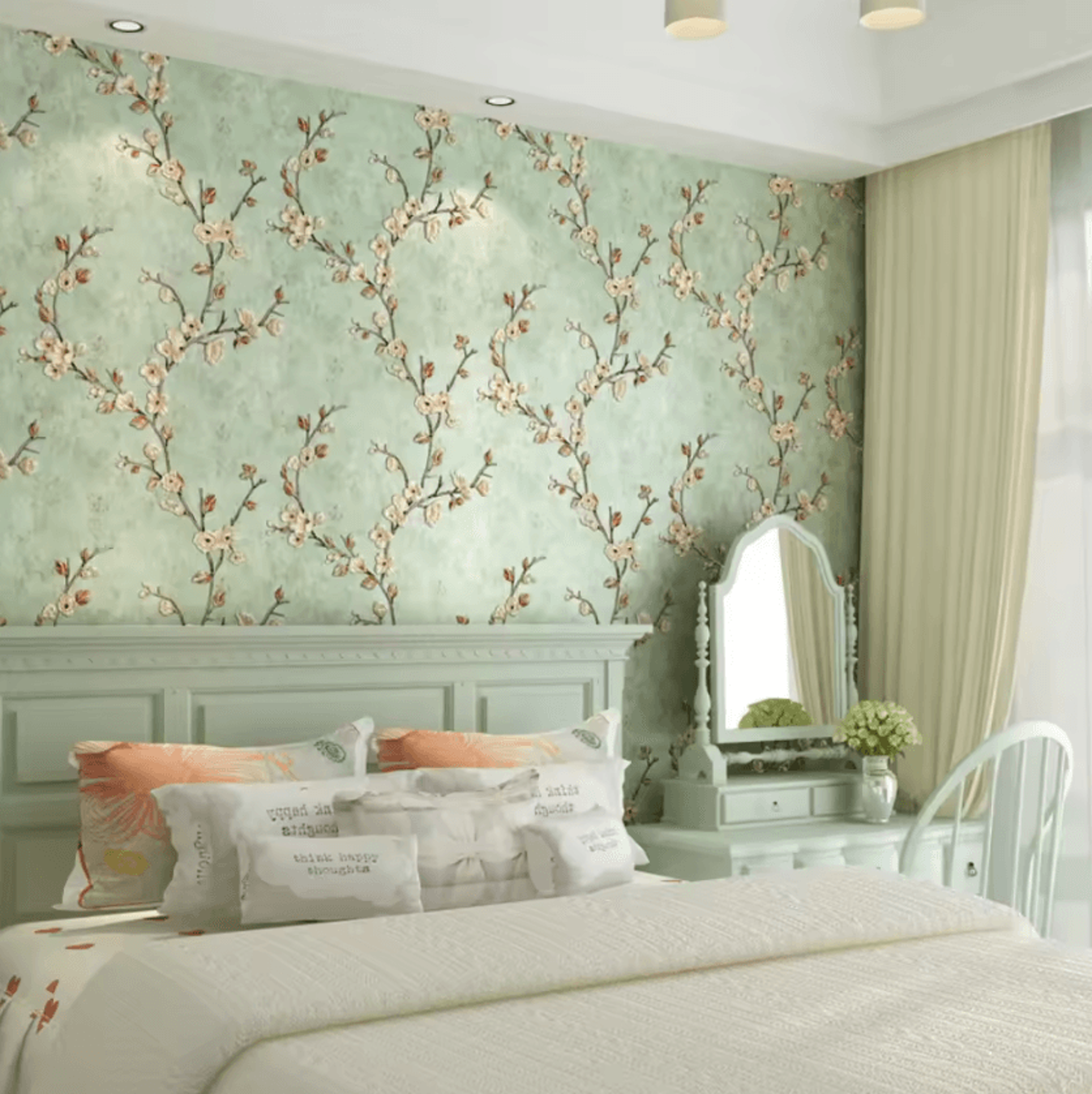 Vintage Floral Peel And Stick Wallpaper 1
