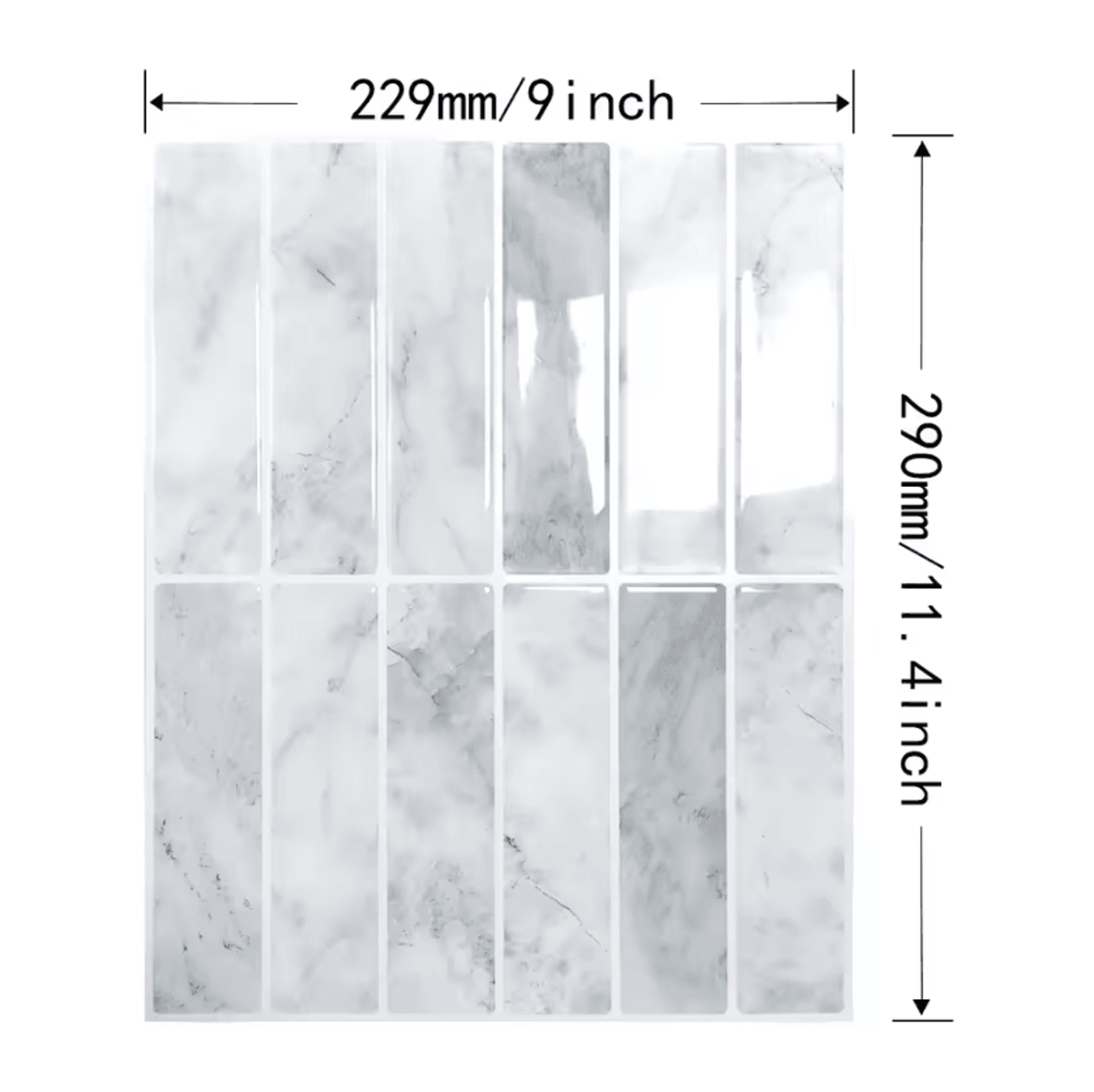 Heat Resistant Peel And Stick Tile Wall Sticker 7