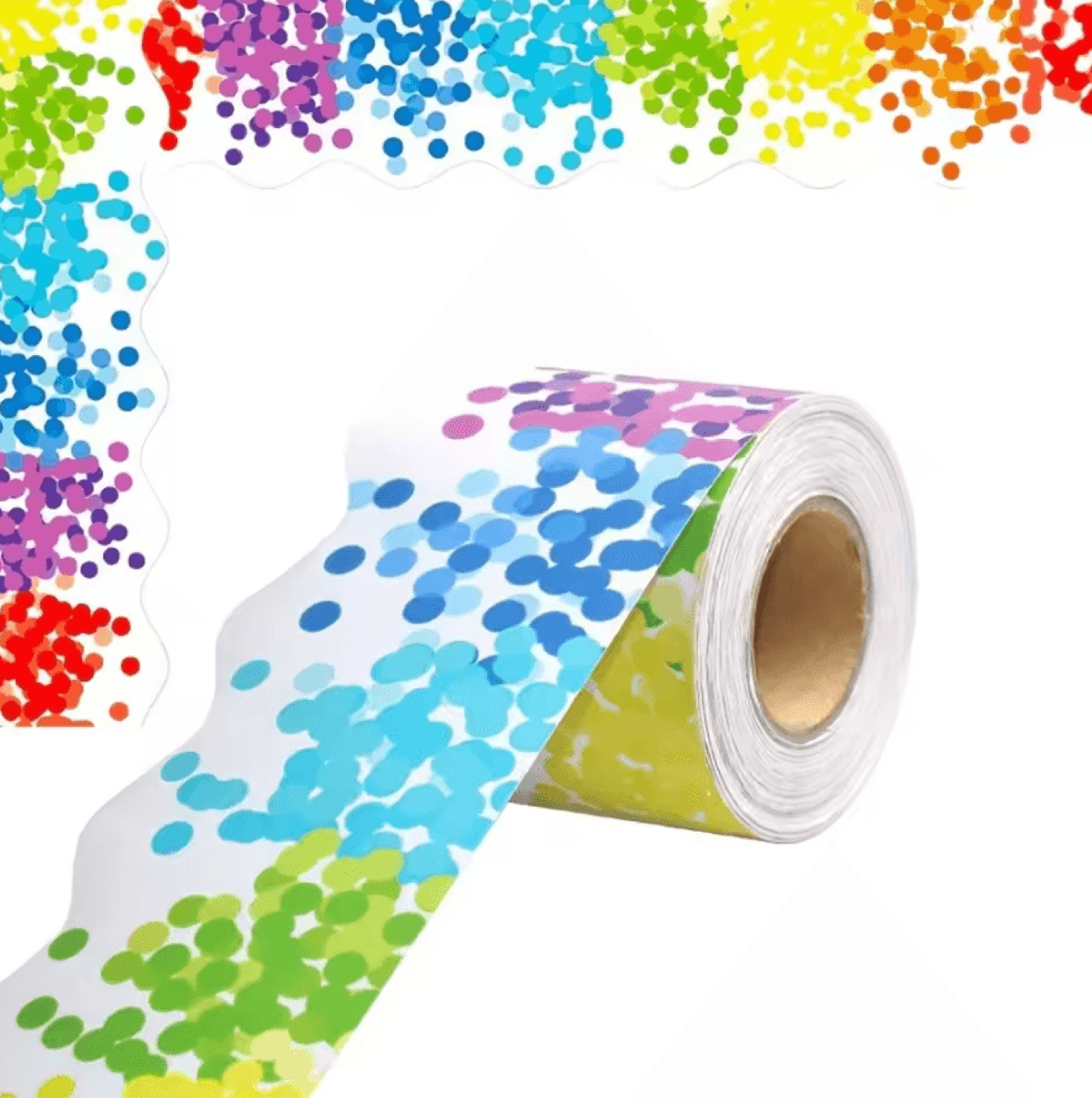 10M Colorful Wavy Bulletin Board Border 6