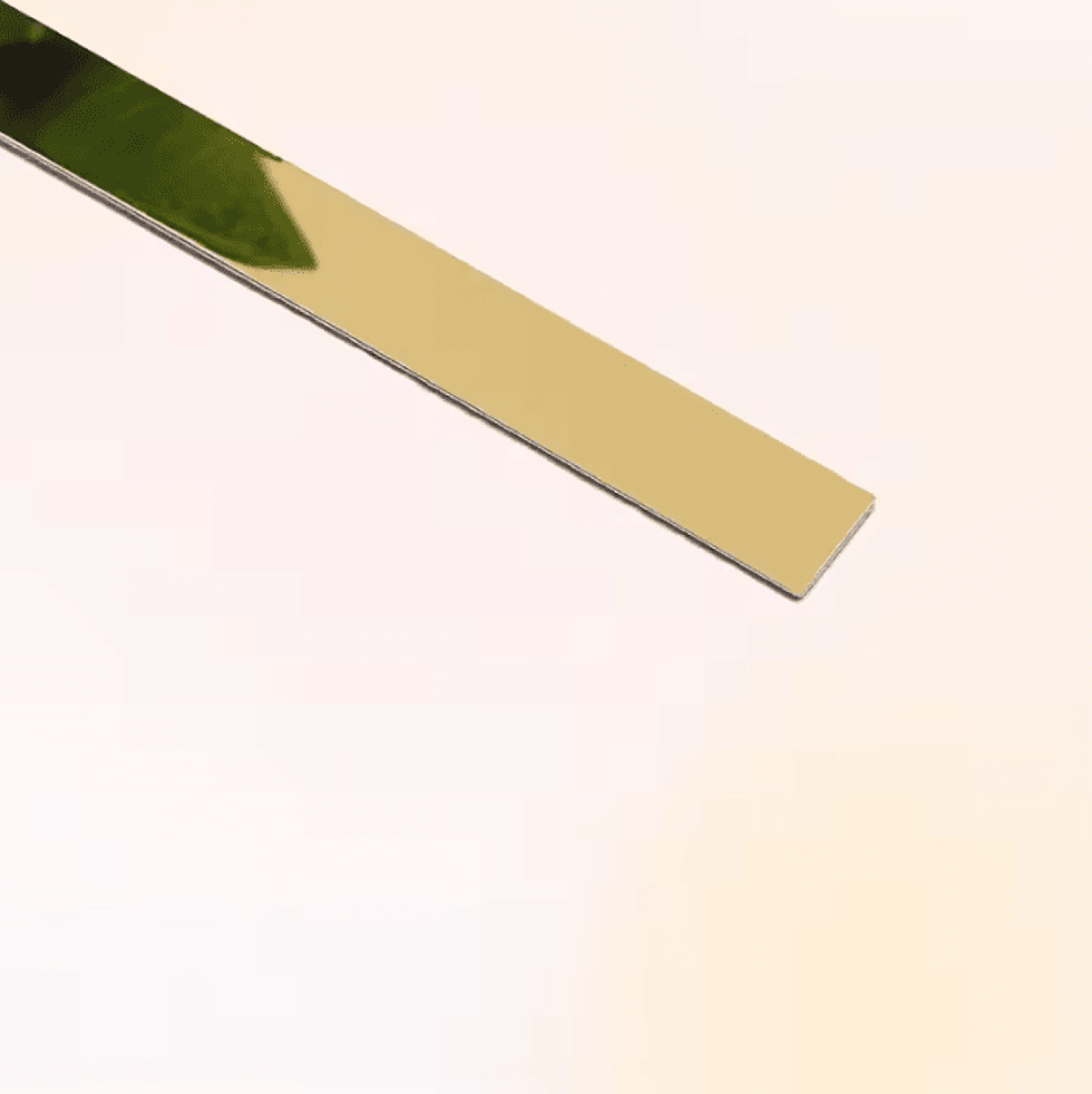 3M Gold Mirror Self Adhesive Stainless Steel Wall Trim 4