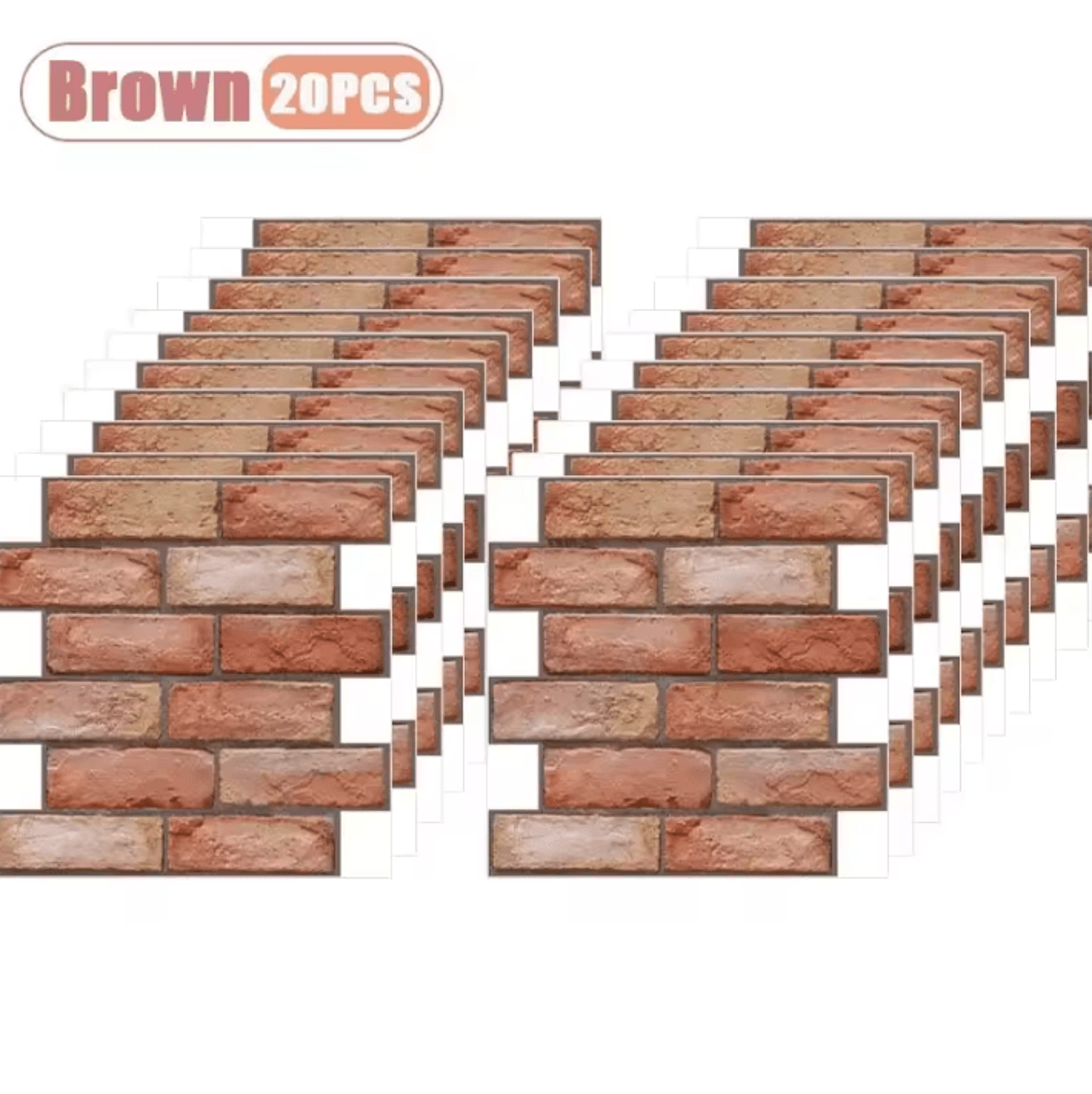 10 To 40 Piece 3D Foam Peel And Stick Wall Panels 4