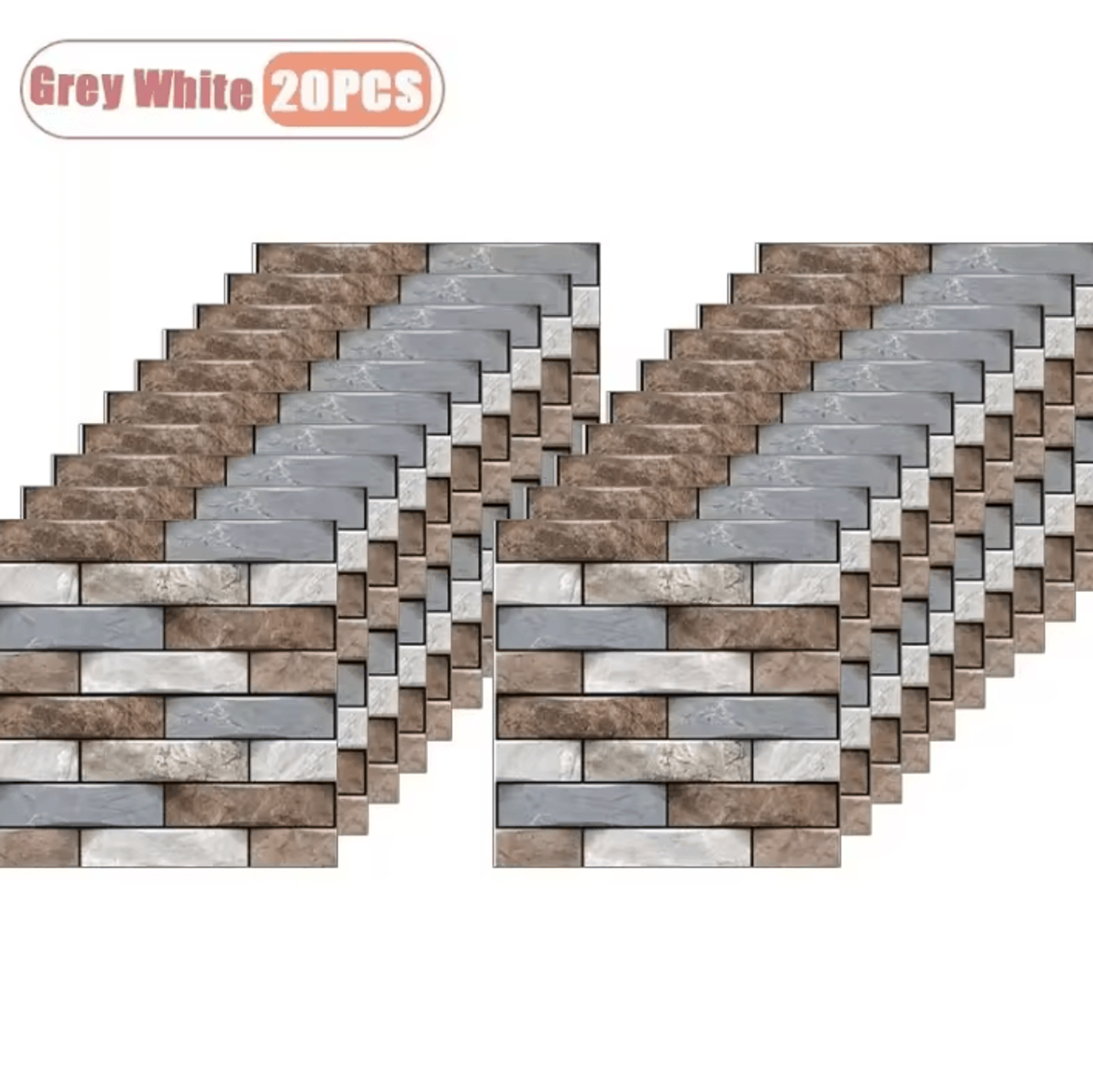 10 To 40 Piece 3D Foam Peel And Stick Wall Panels 16
