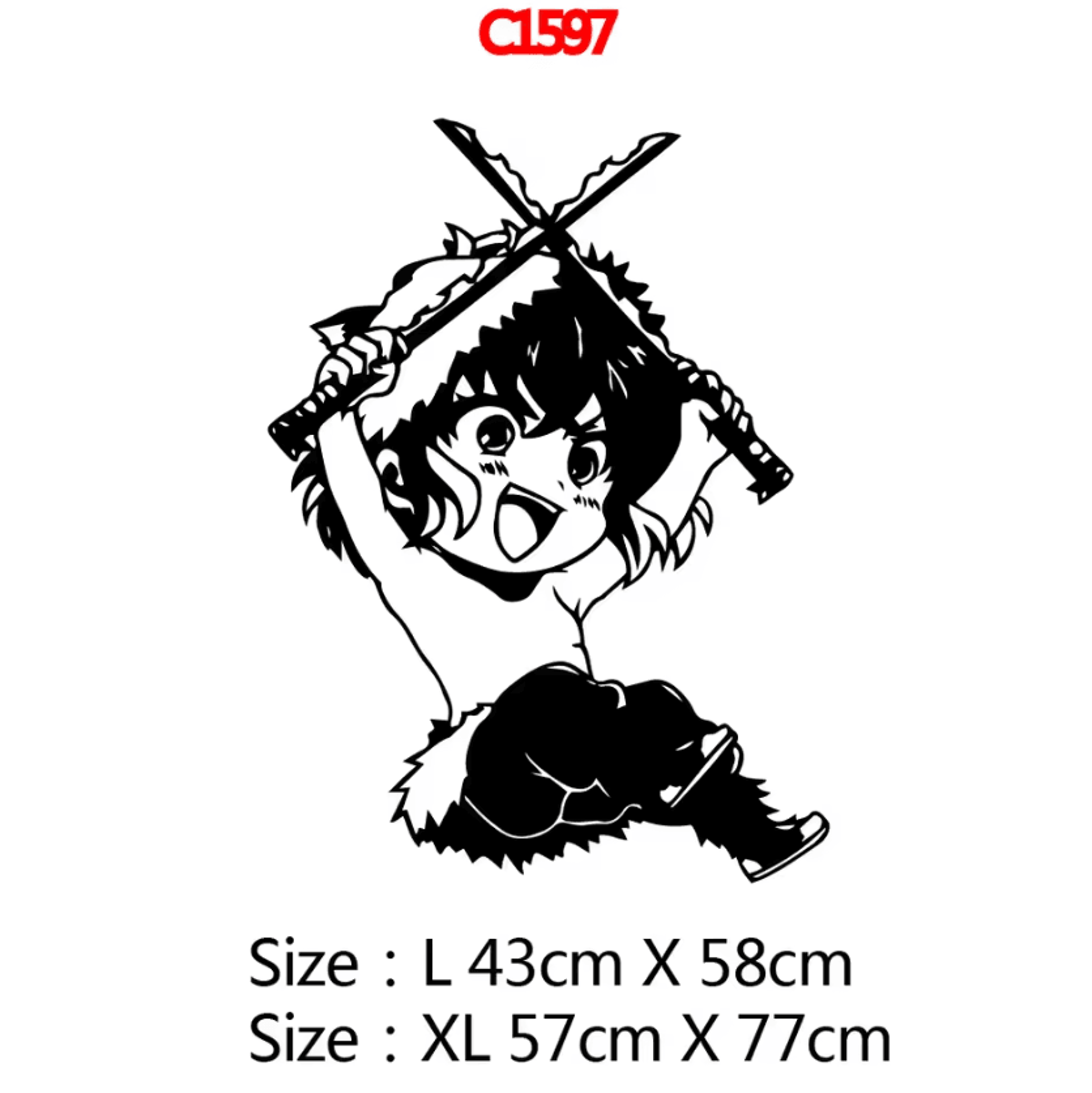 Demon Slayer Anime Peel And Stick Wall Decal 6