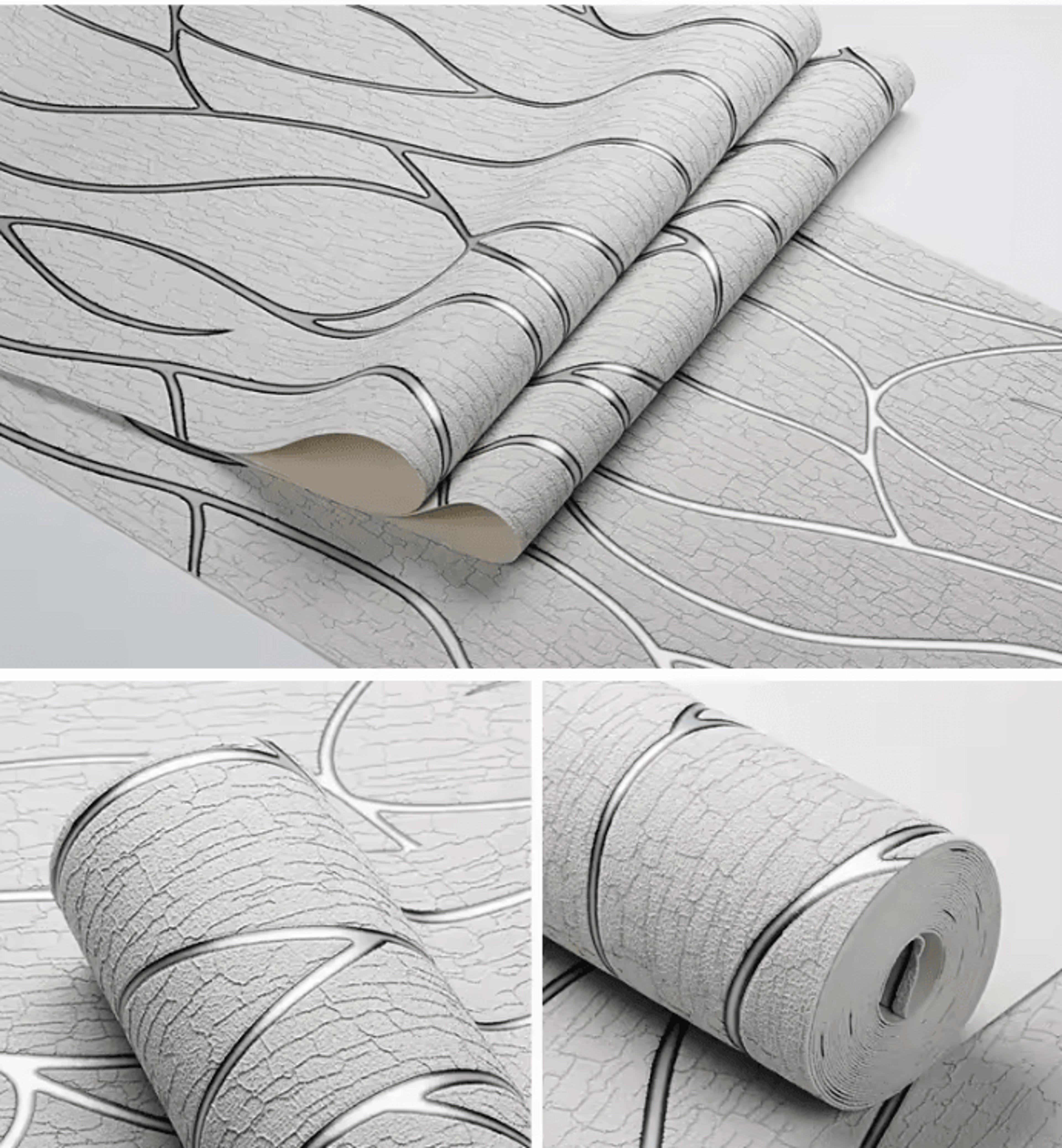 Modern 3D Non Woven Textured Wallpaper 2