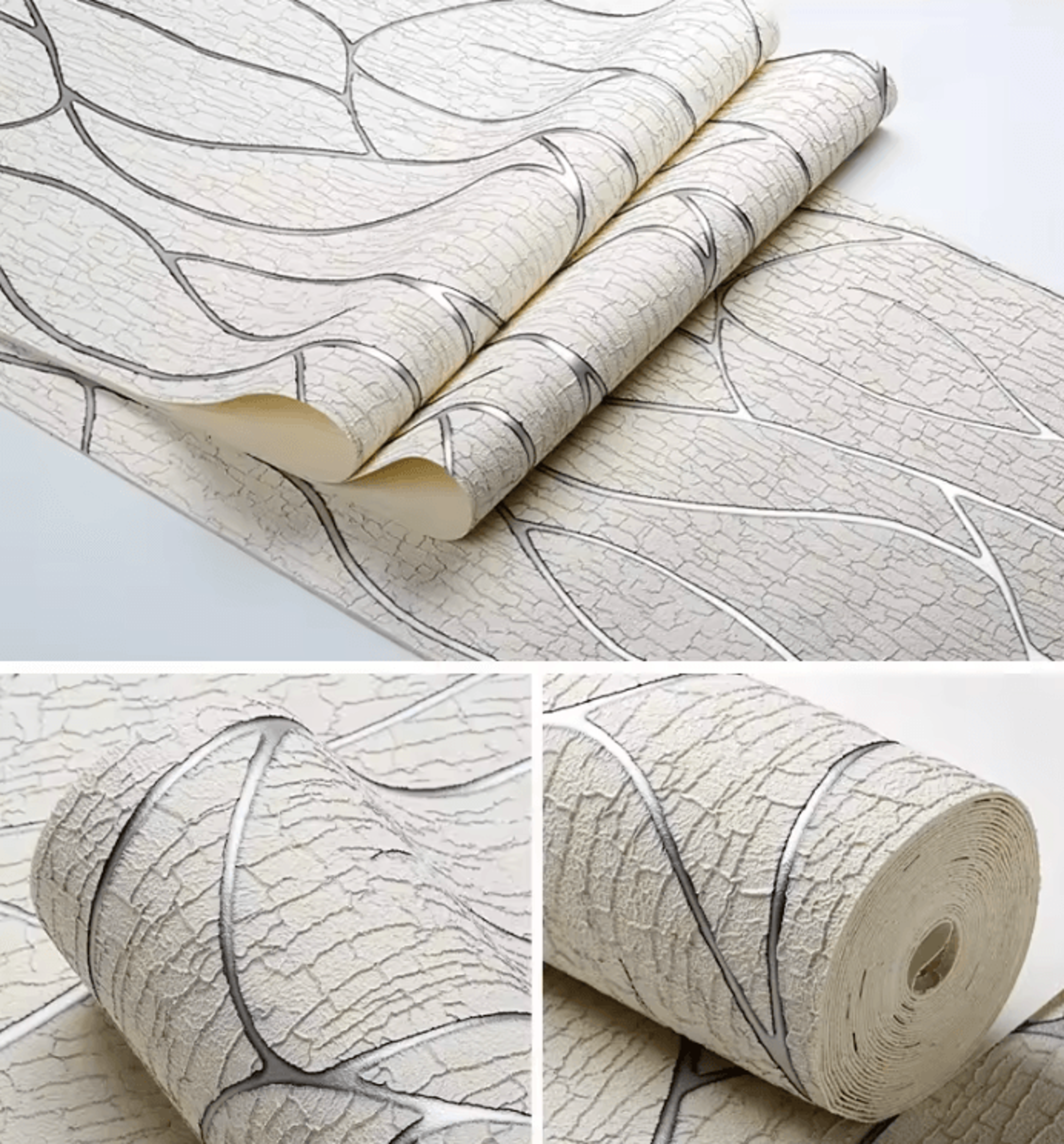 Modern 3D Non Woven Textured Wallpaper 4