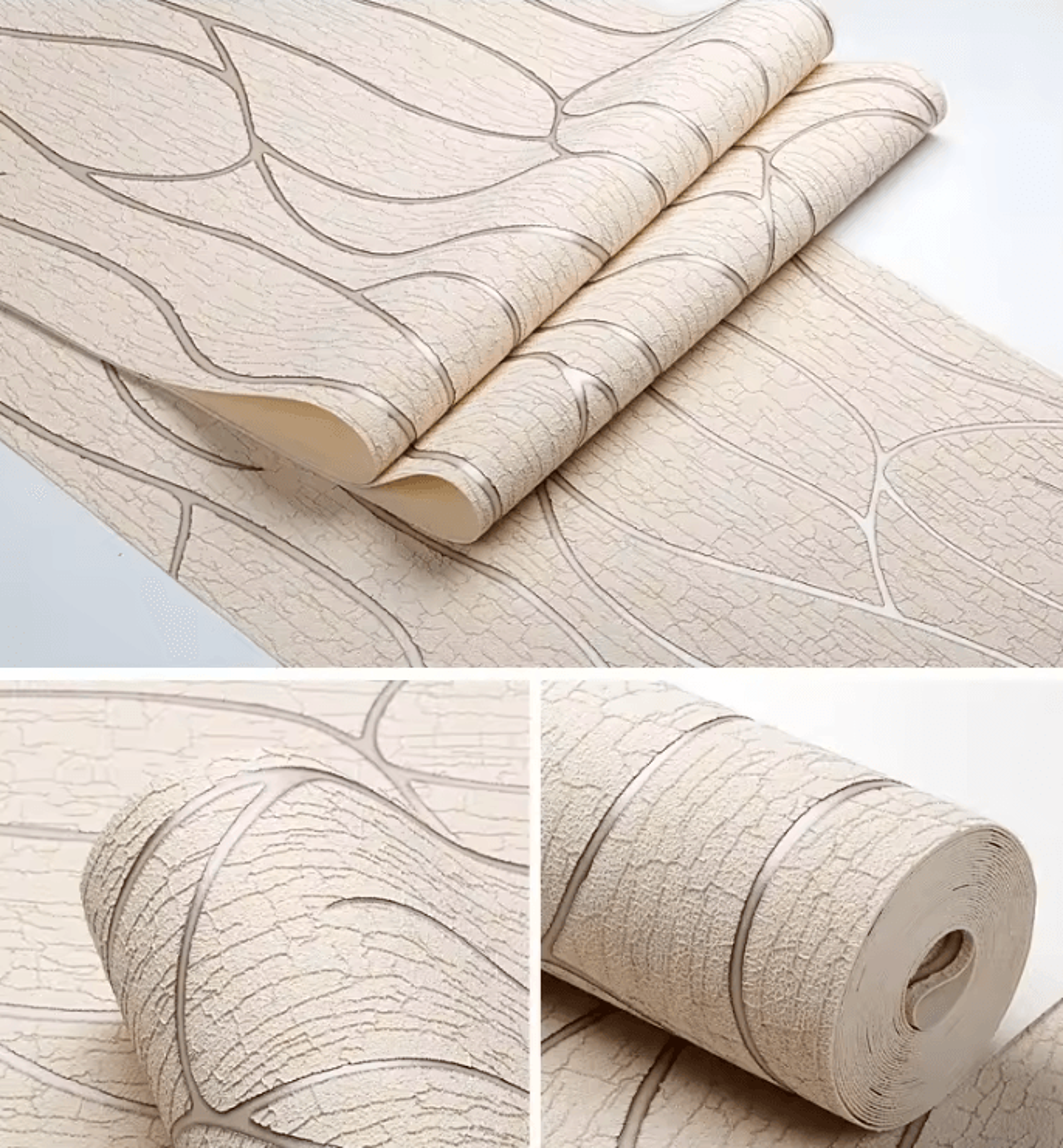 Modern 3D Non Woven Textured Wallpaper 5