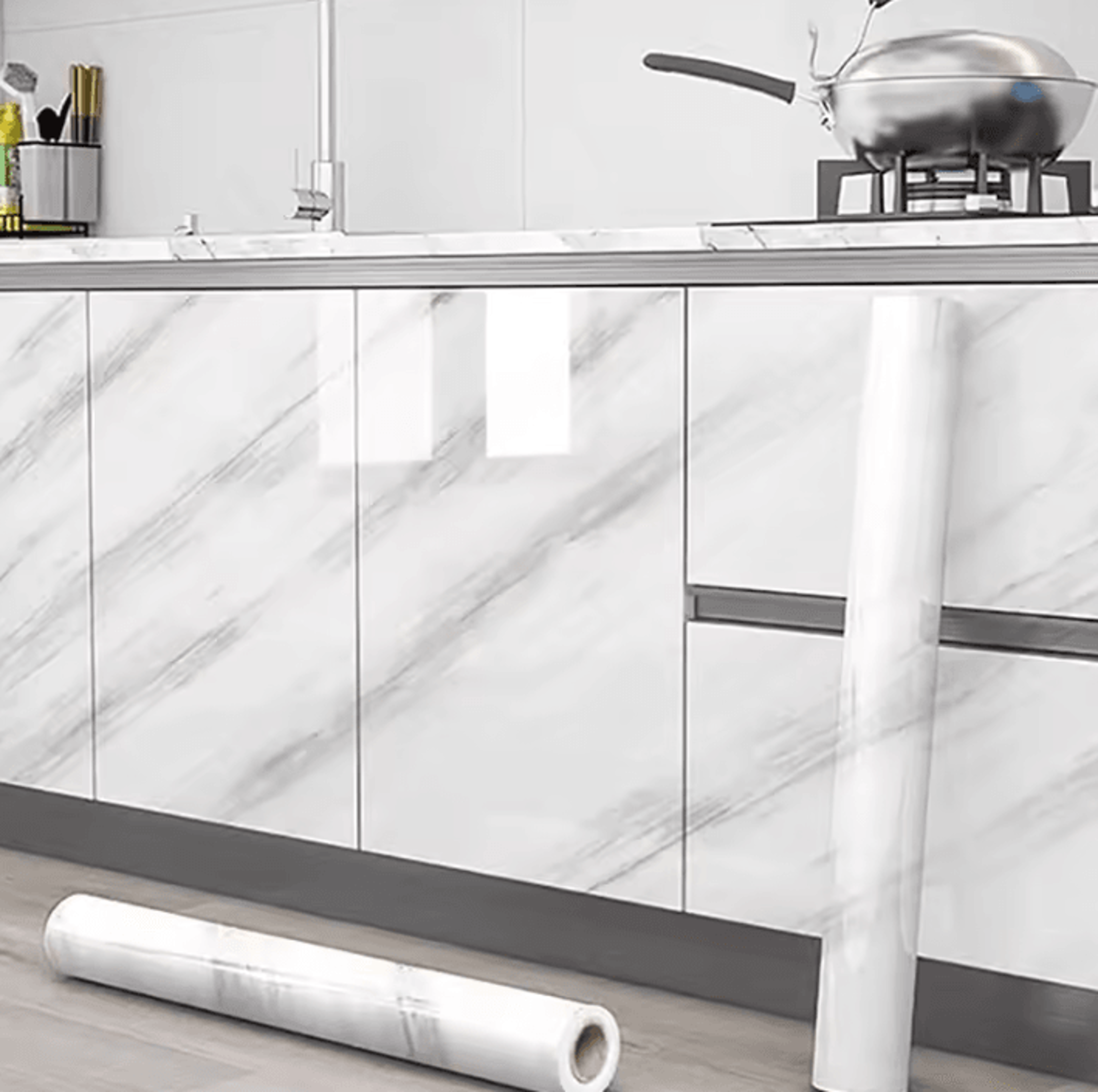 55CM Marble Peel And Stick Waterproof Wallpaper 5