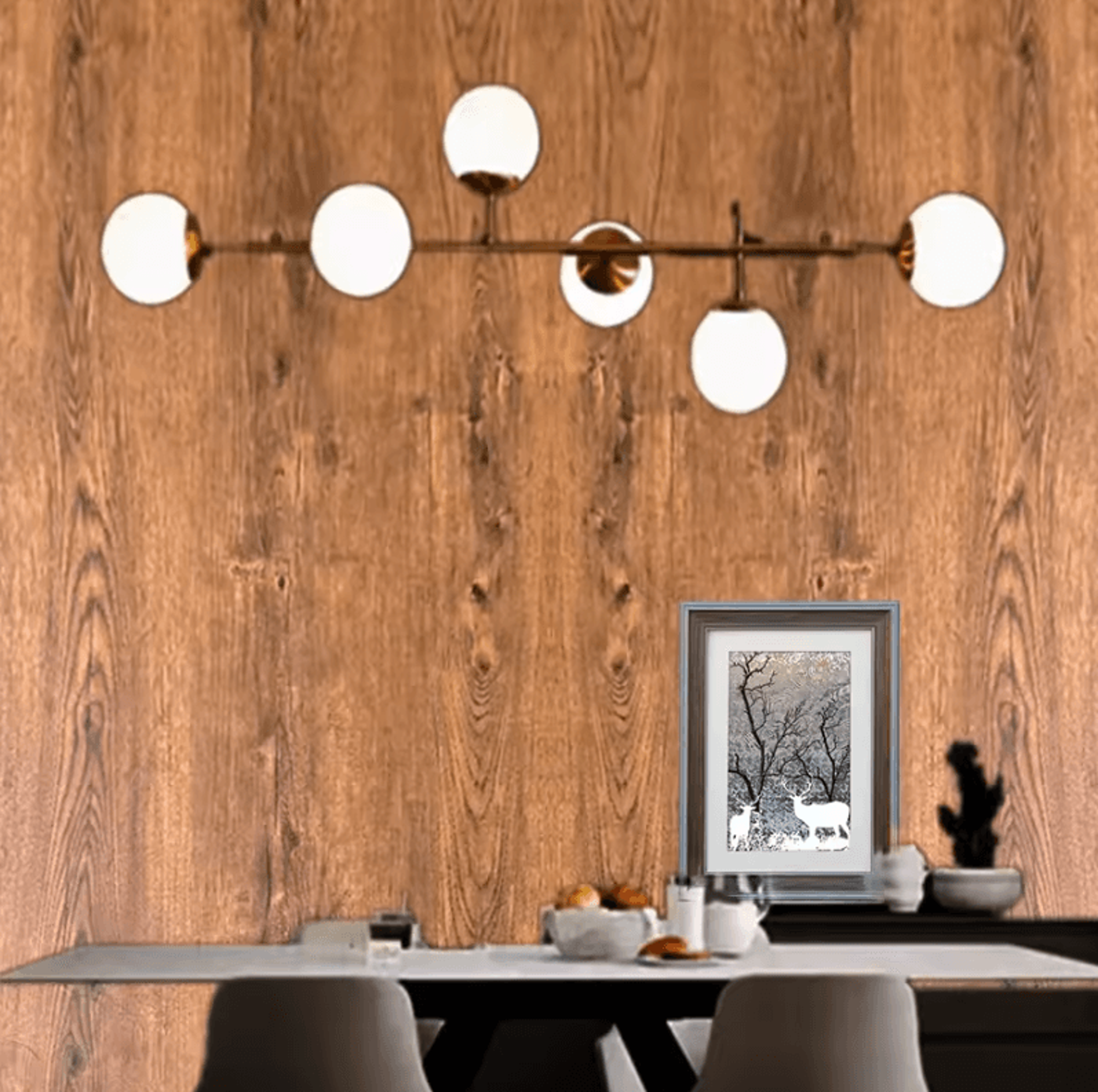 Brown Wood Grain Peel And Stick Wallpaper 1