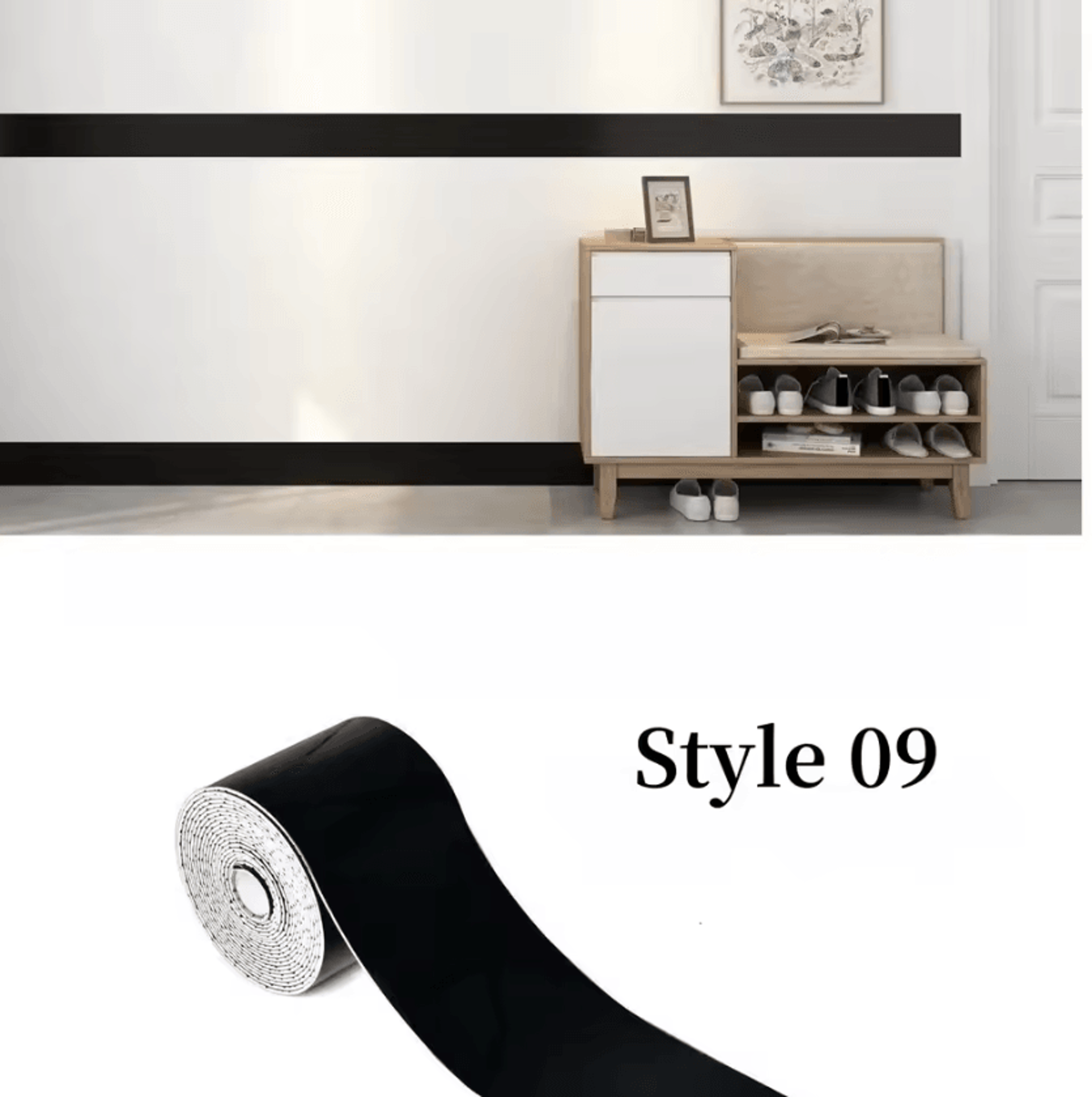 Thickened Marble Peel And Stick Foam Wall Trim 2