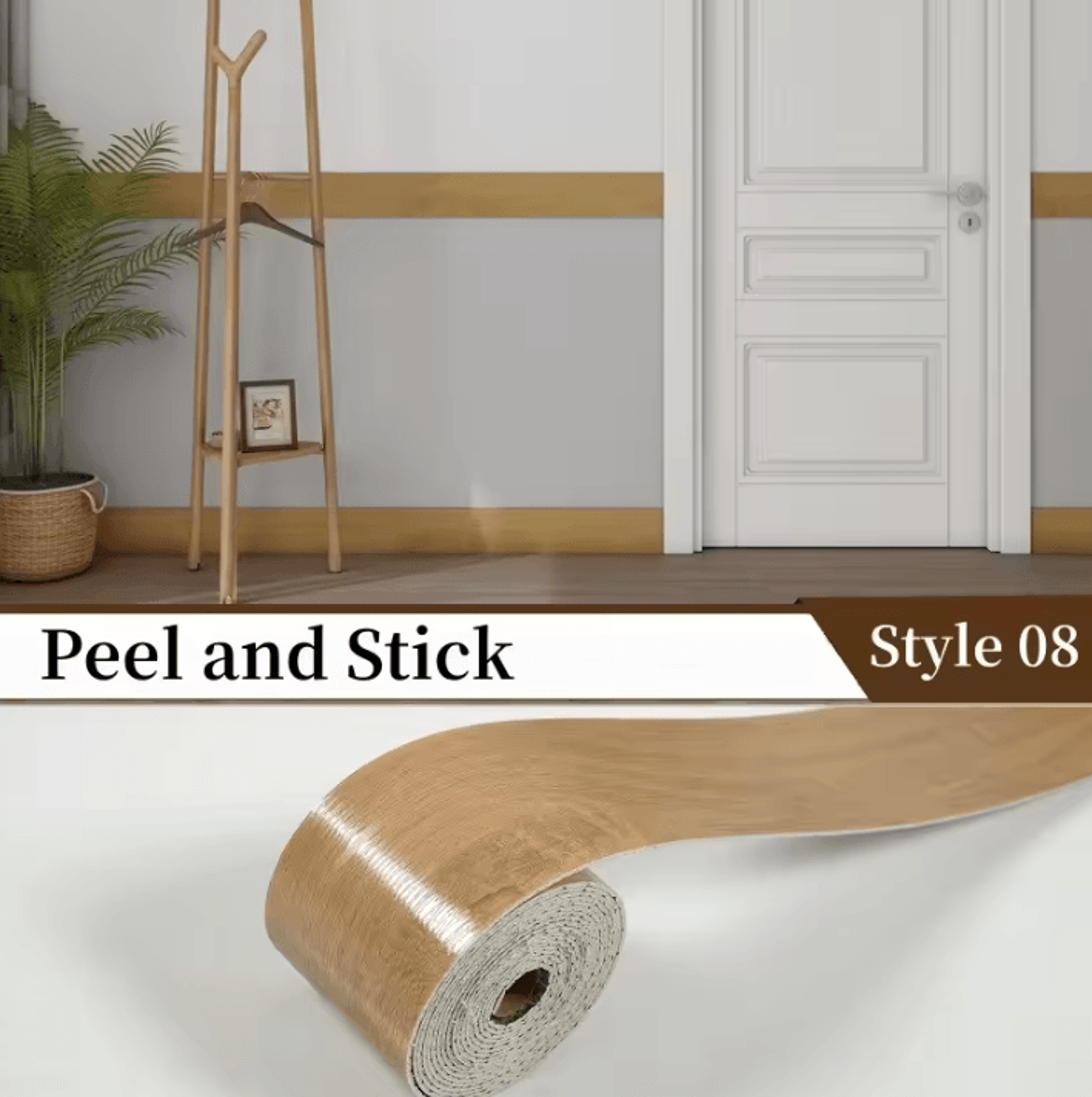 Thickened Marble Peel And Stick Foam Wall Trim 11