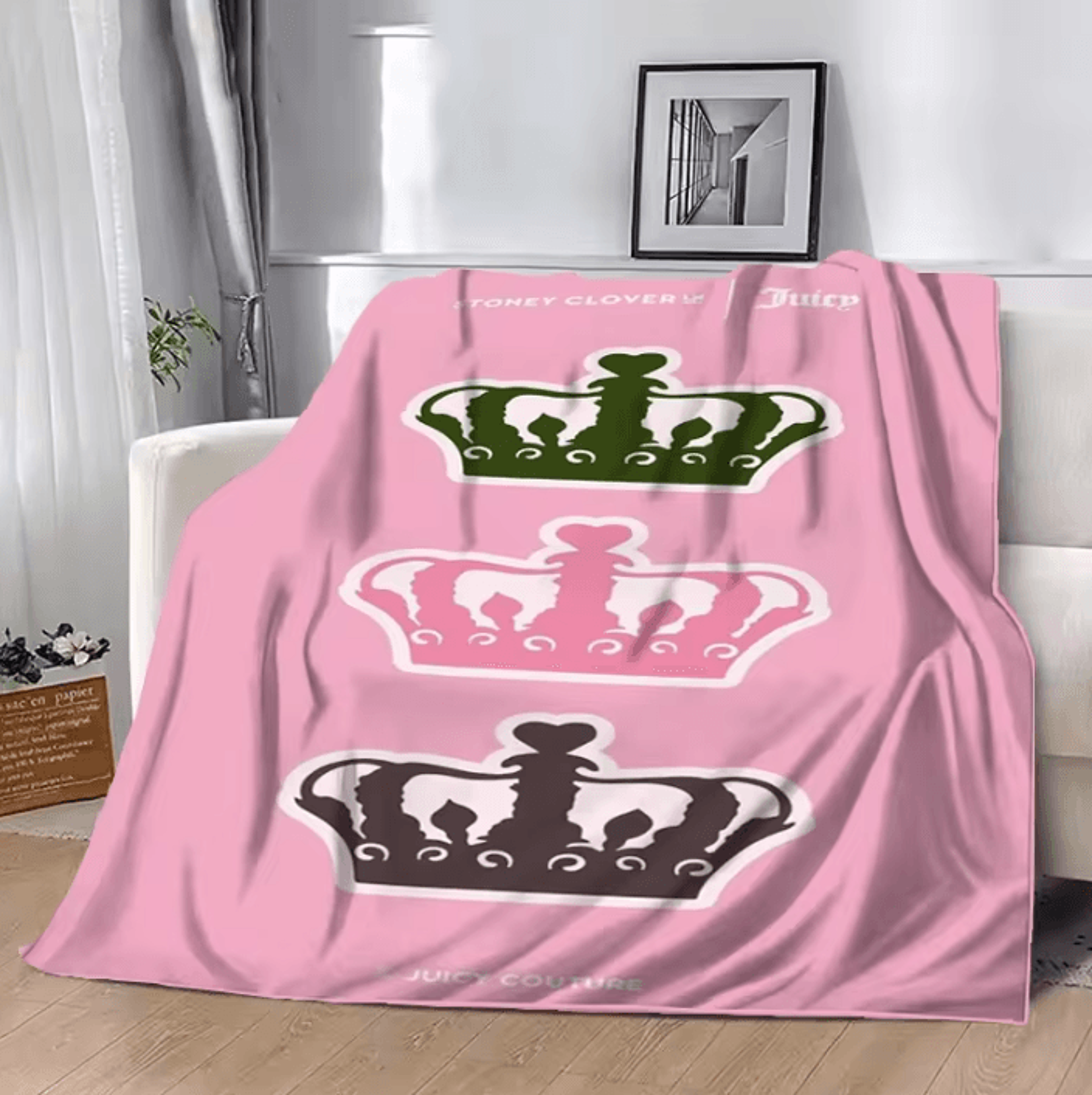 Juicy Cool Couture Anime Cartoon Throw Blanket 9