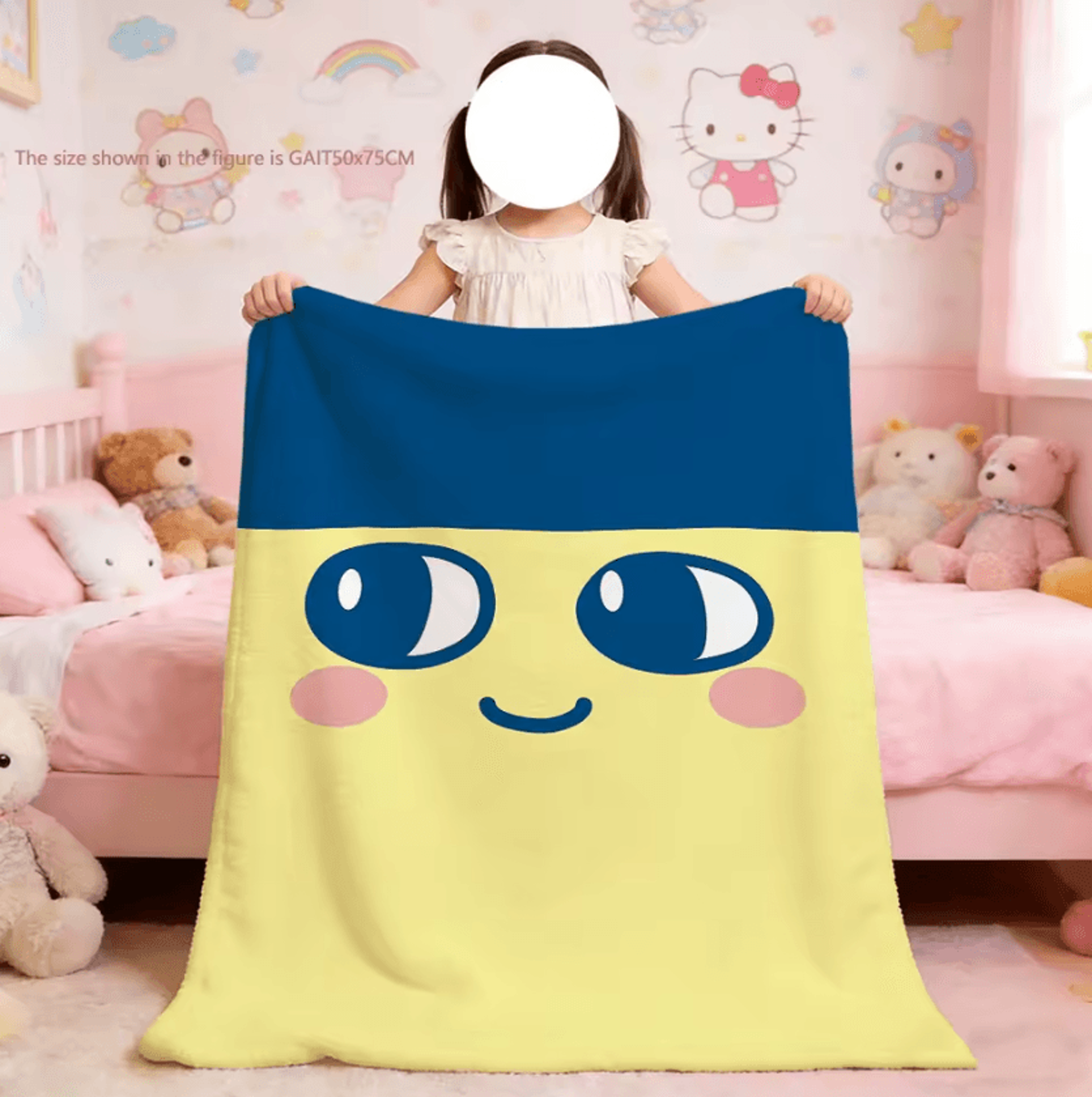 Retro Tamagotchi Soft Fleece Throw Blanket 3