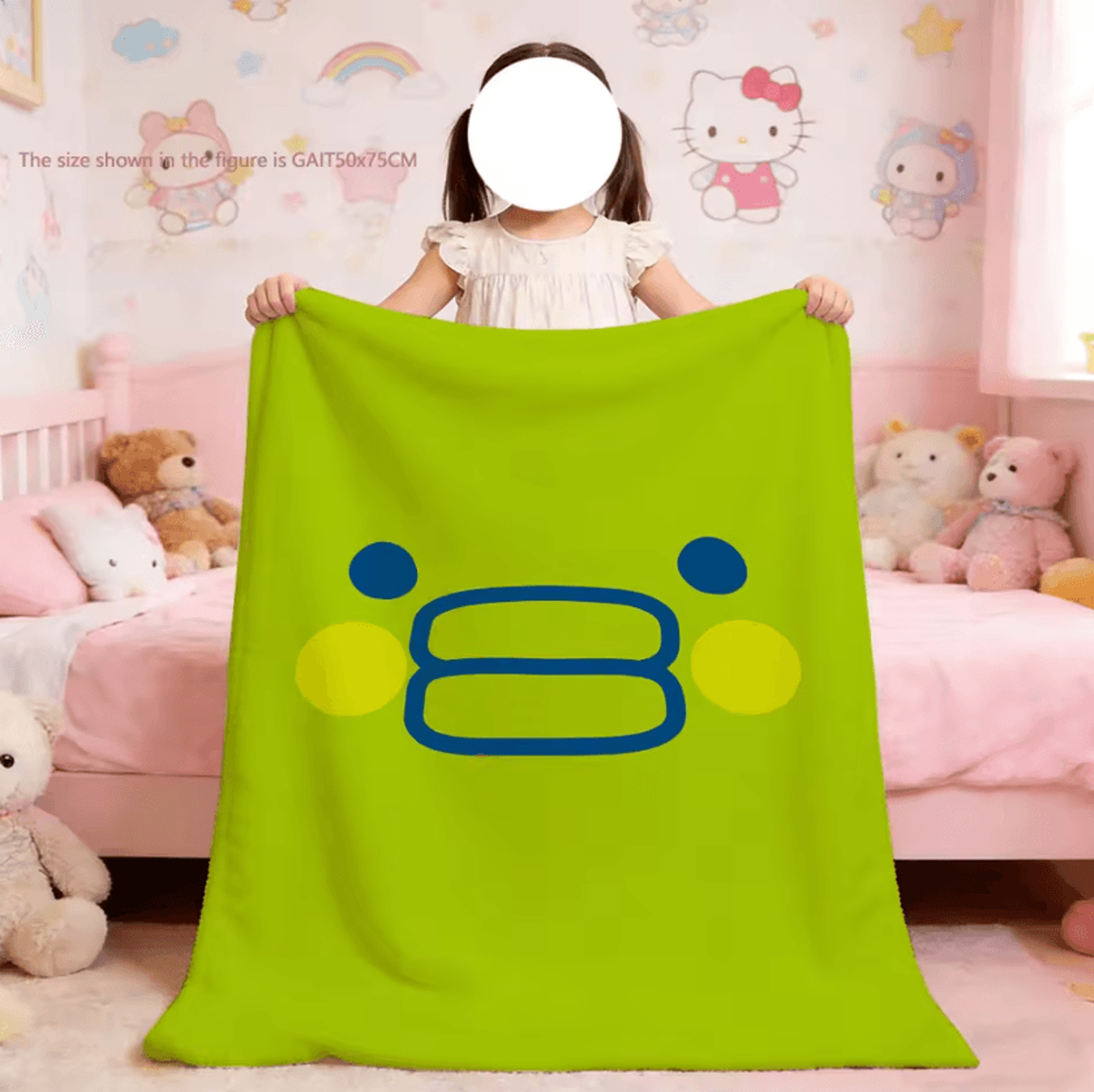 Retro Tamagotchi Soft Fleece Throw Blanket 2