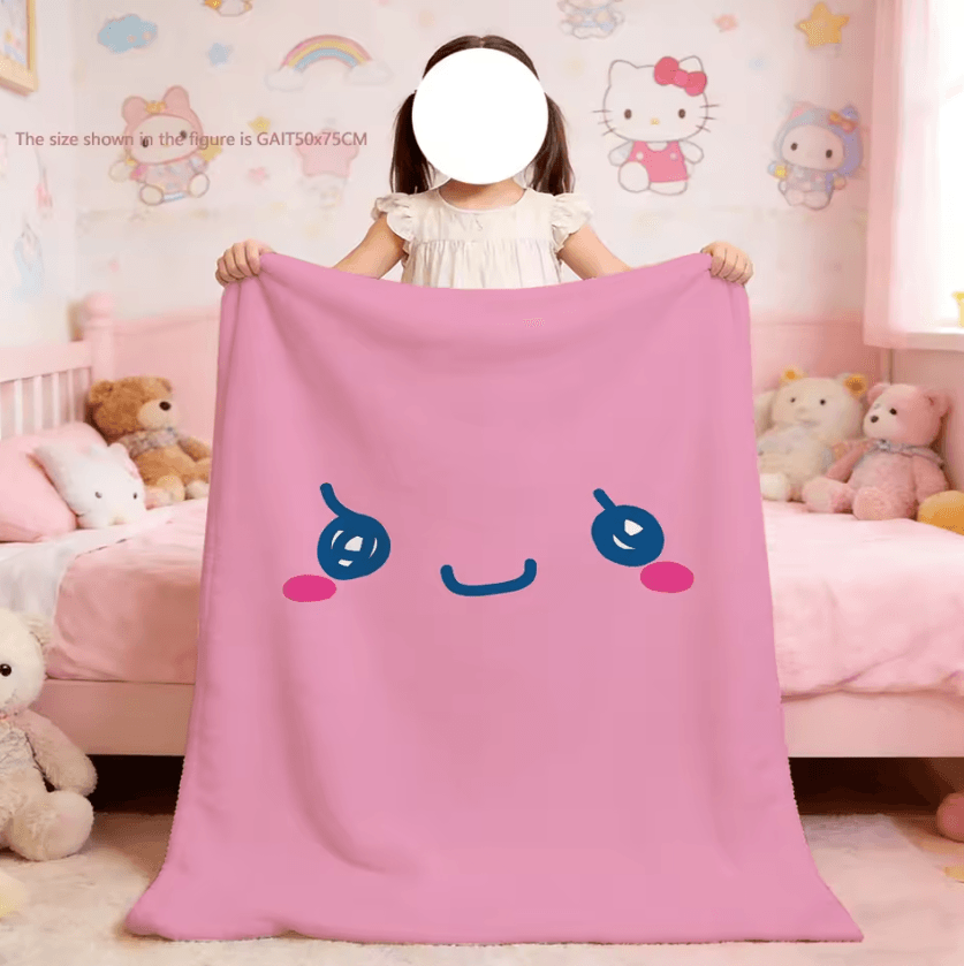 Retro Tamagotchi Soft Fleece Throw Blanket 5