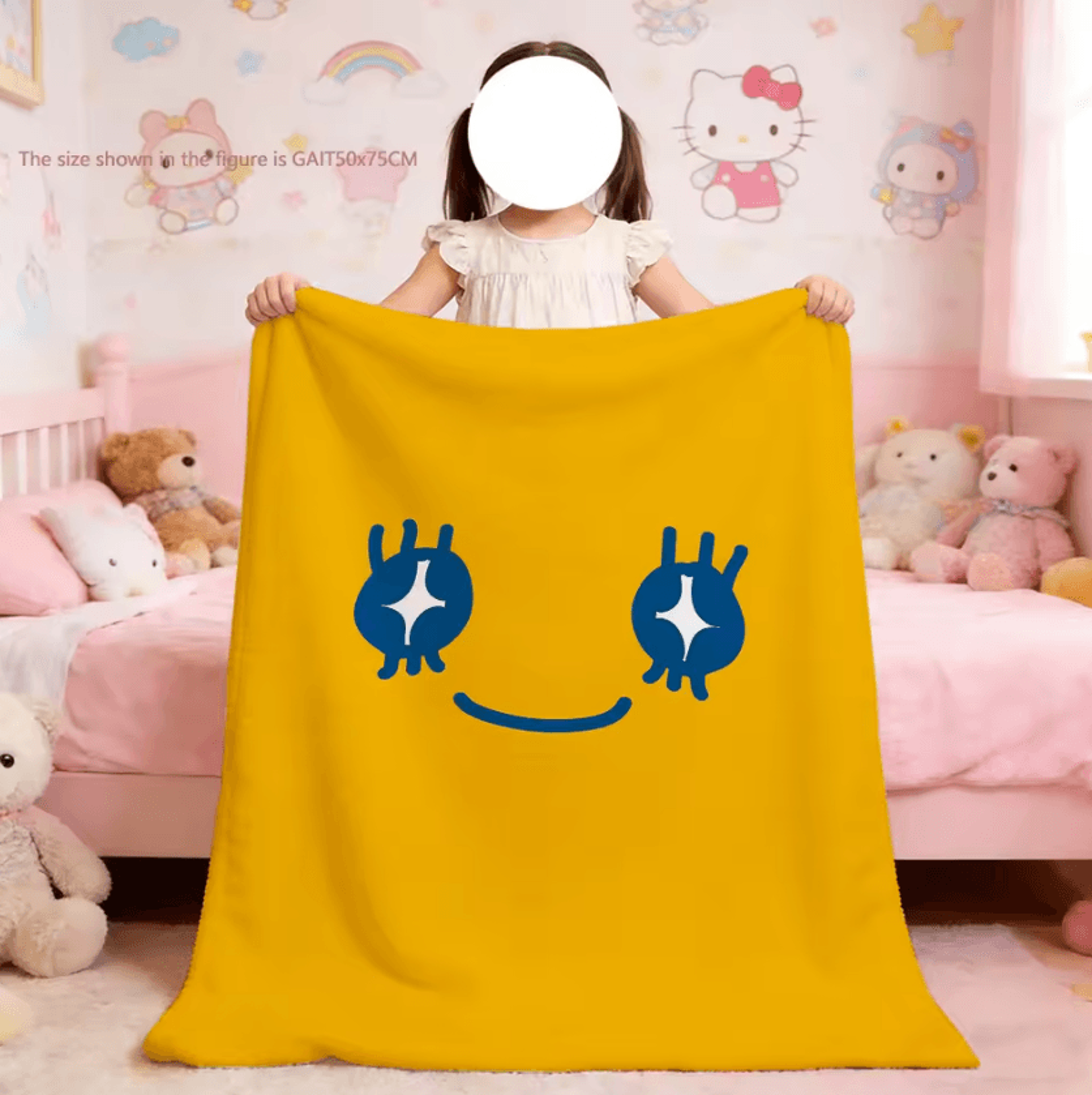 Retro Tamagotchi Soft Fleece Throw Blanket 6