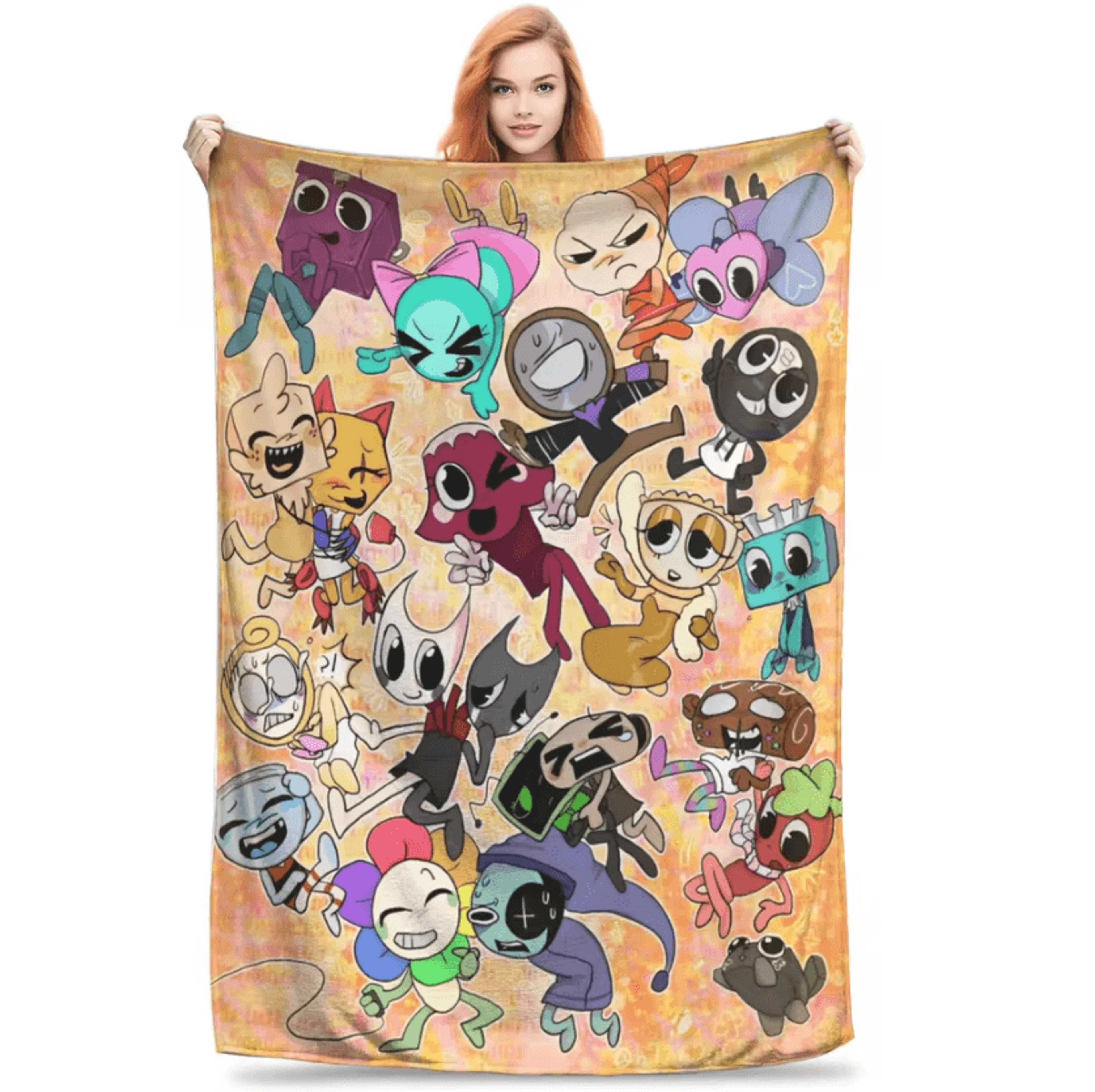 Dandys World Cozy Flannel Throw Blanket 5