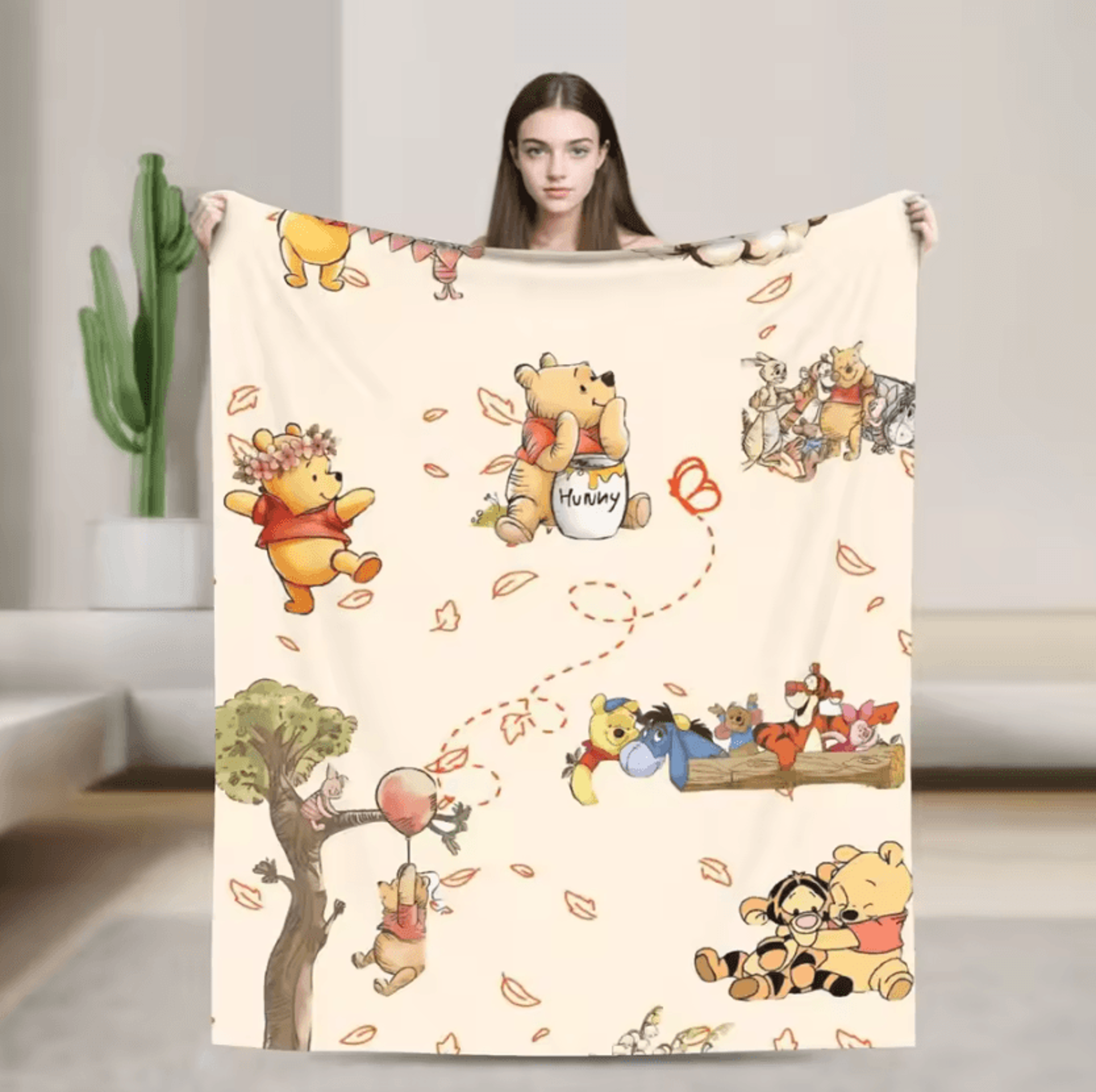 Winnie The Pooh Soft Flannel Fleece Throw Blanket 3