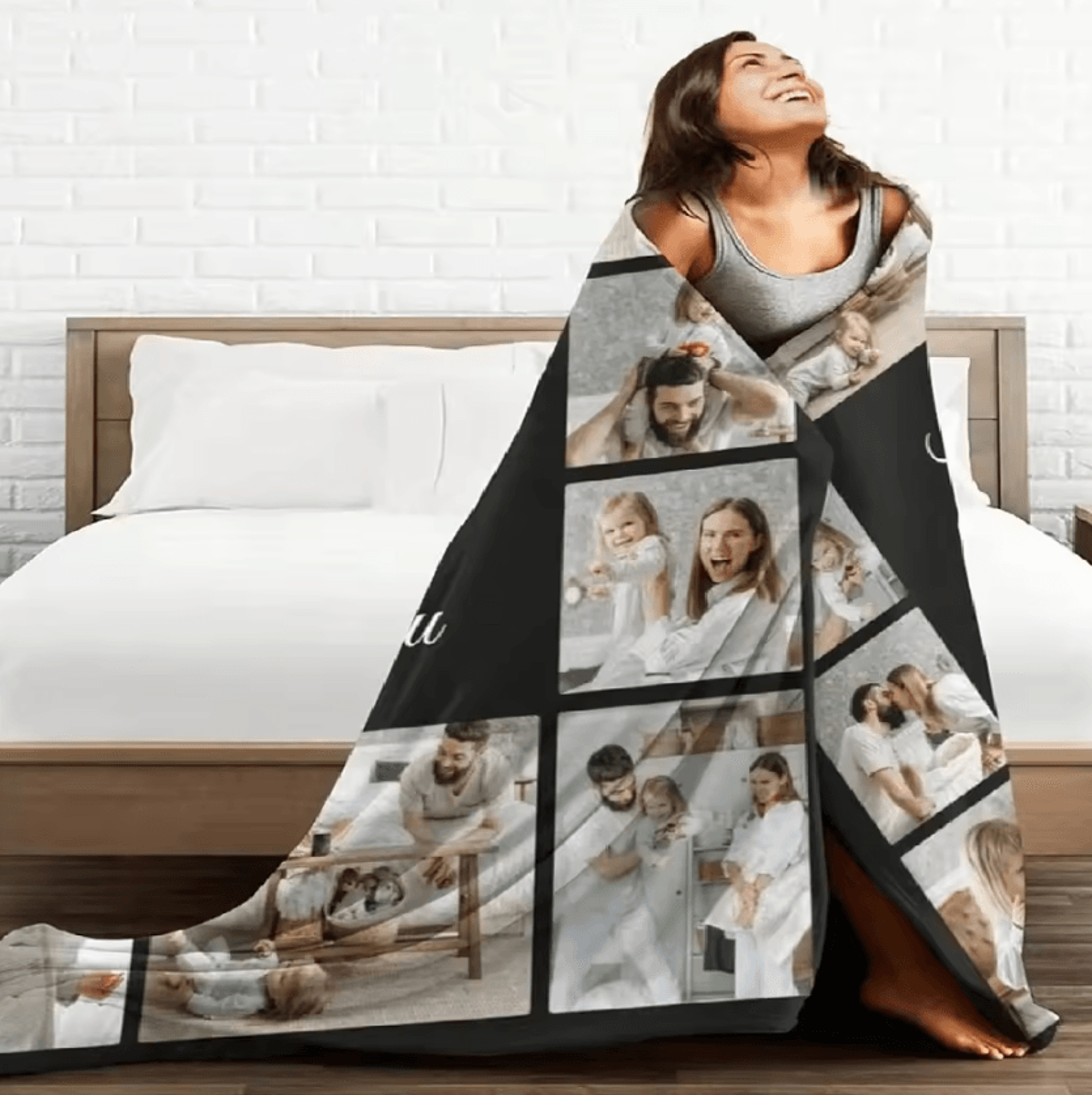 Personalized Photo Memory Blanket 1