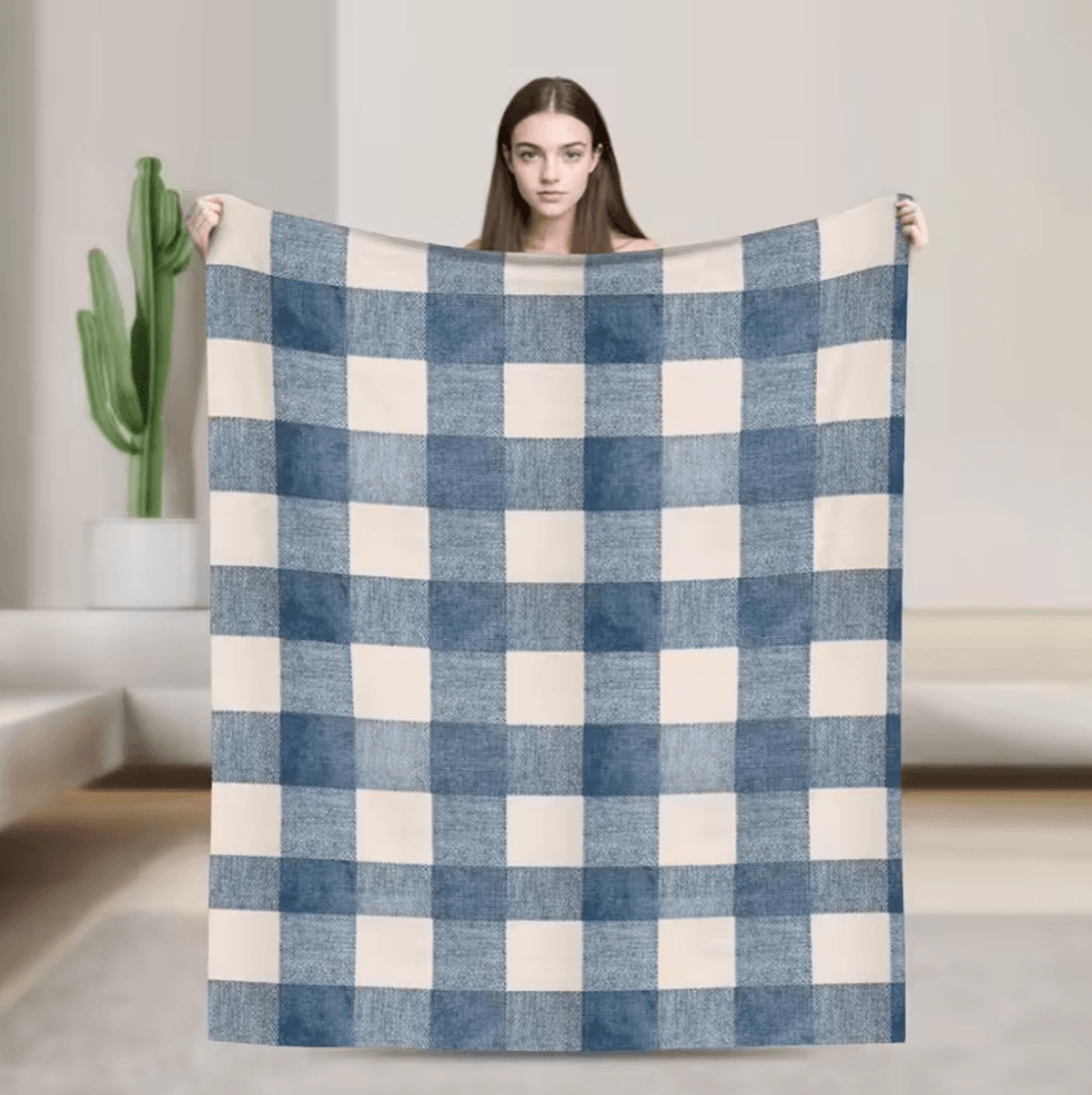 Royal Stewart Tartan Plaid Soft Fleece Throw Blanket 8