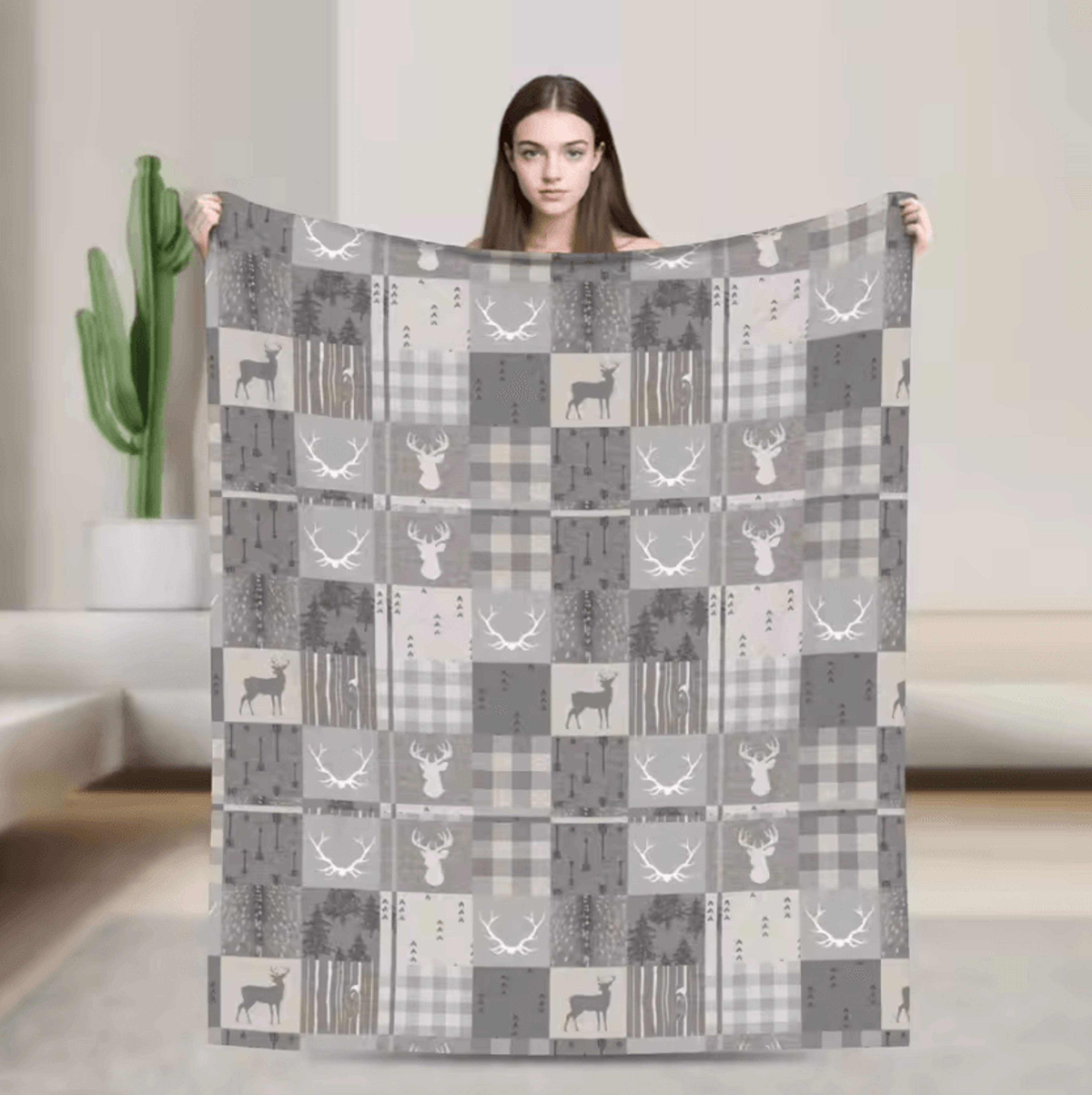 Royal Stewart Tartan Plaid Soft Fleece Throw Blanket 14