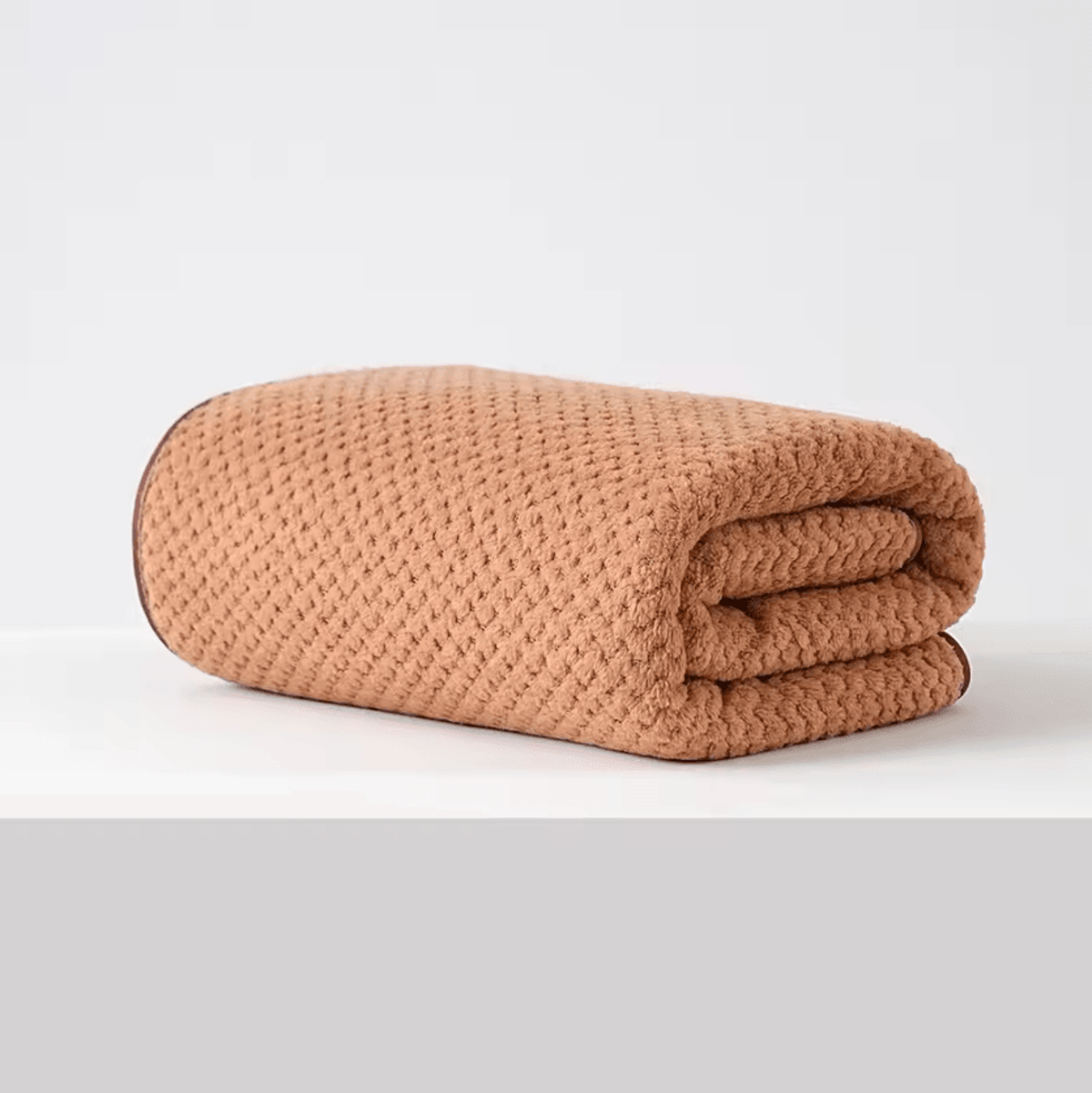 Plaid Coral Velvet Quick Dry Bath Towel 9