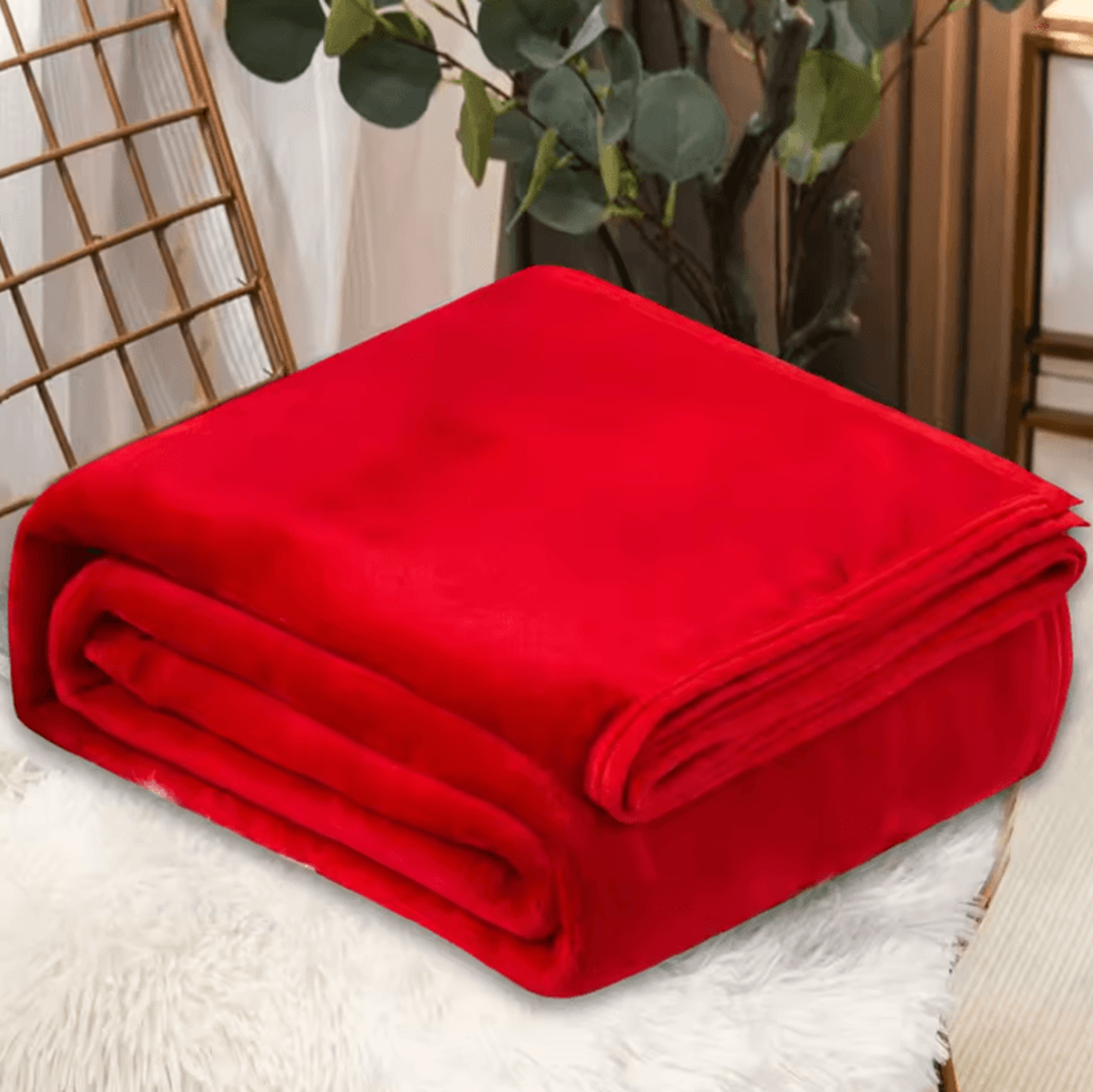 Colorful Plush Microfiber Fleece Throw Blanket 6