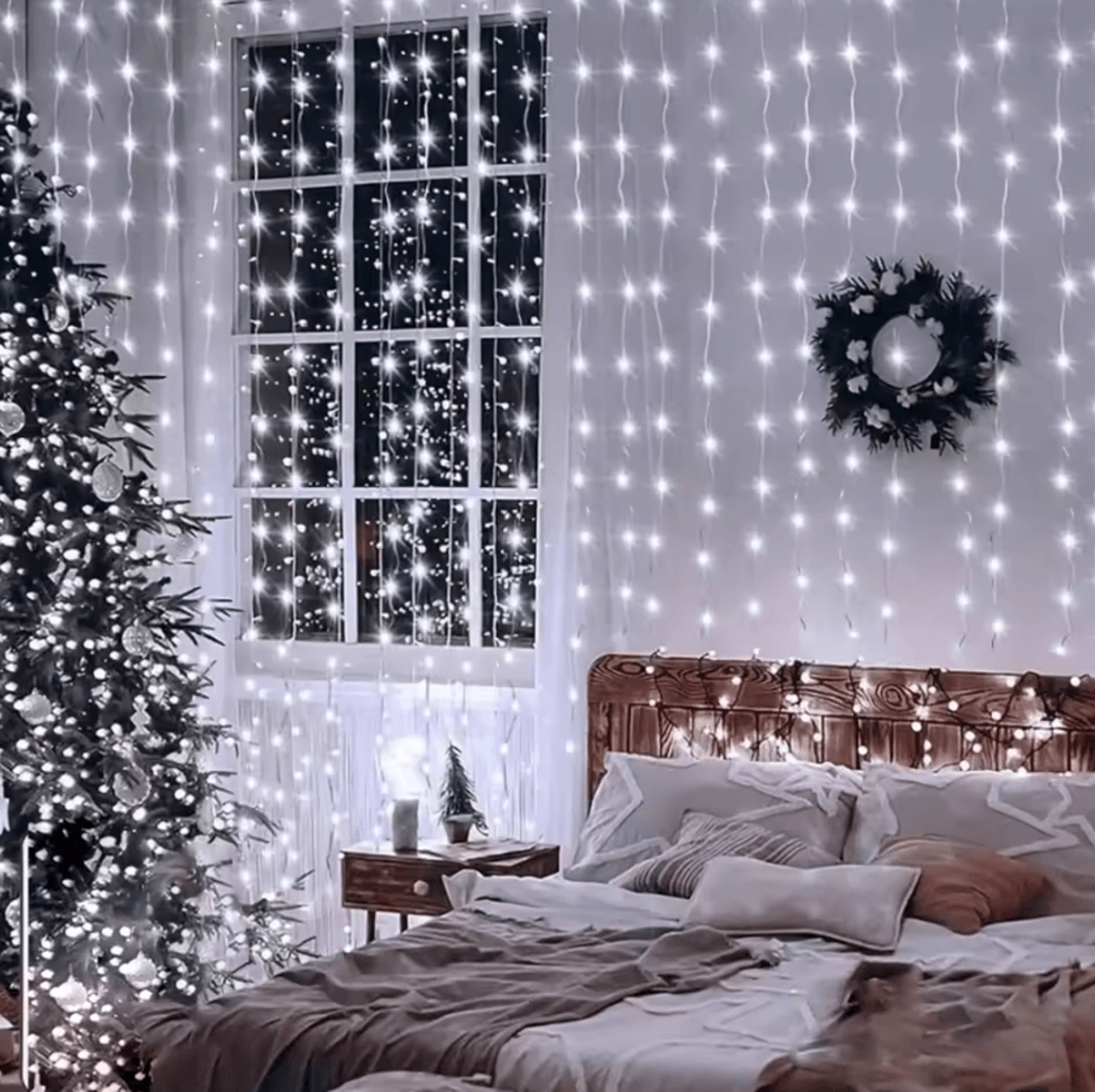 3m 4m 6m usb led curtain lights for ramadan and eid decor