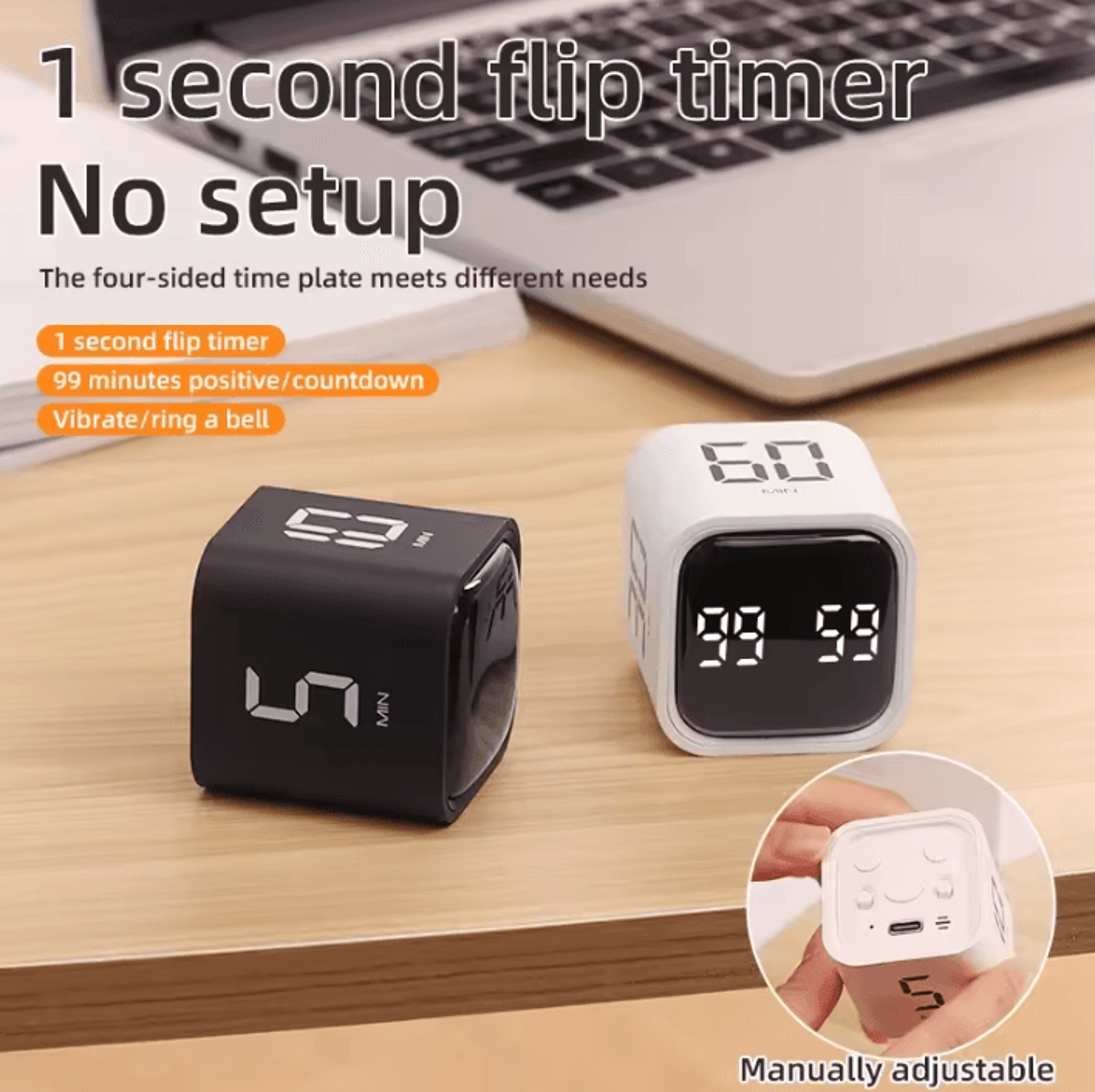 Digital Countdown Timer For Cooking Study And Time Management 3