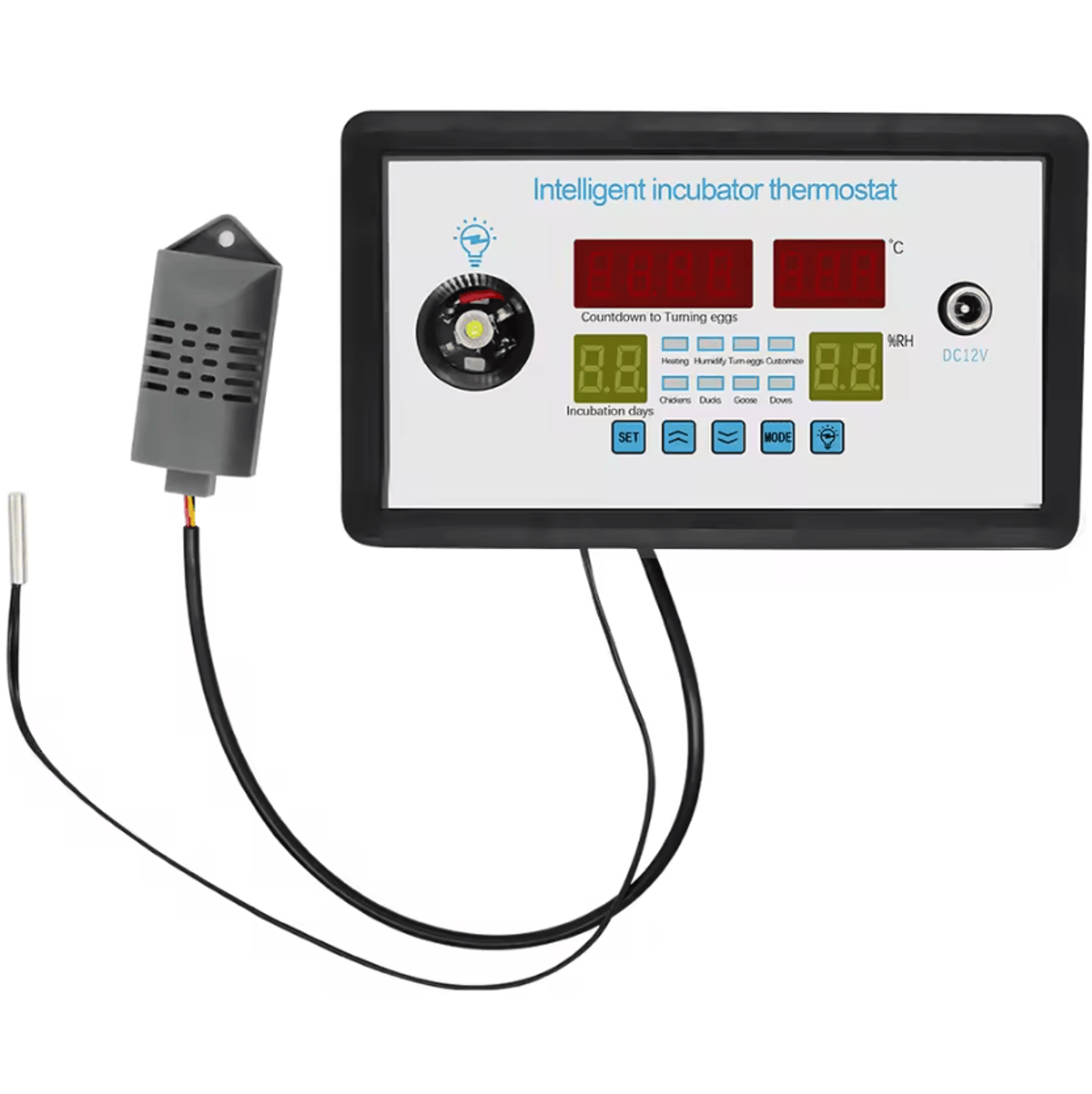 12v intelligent egg incubator temperature and humidity controller