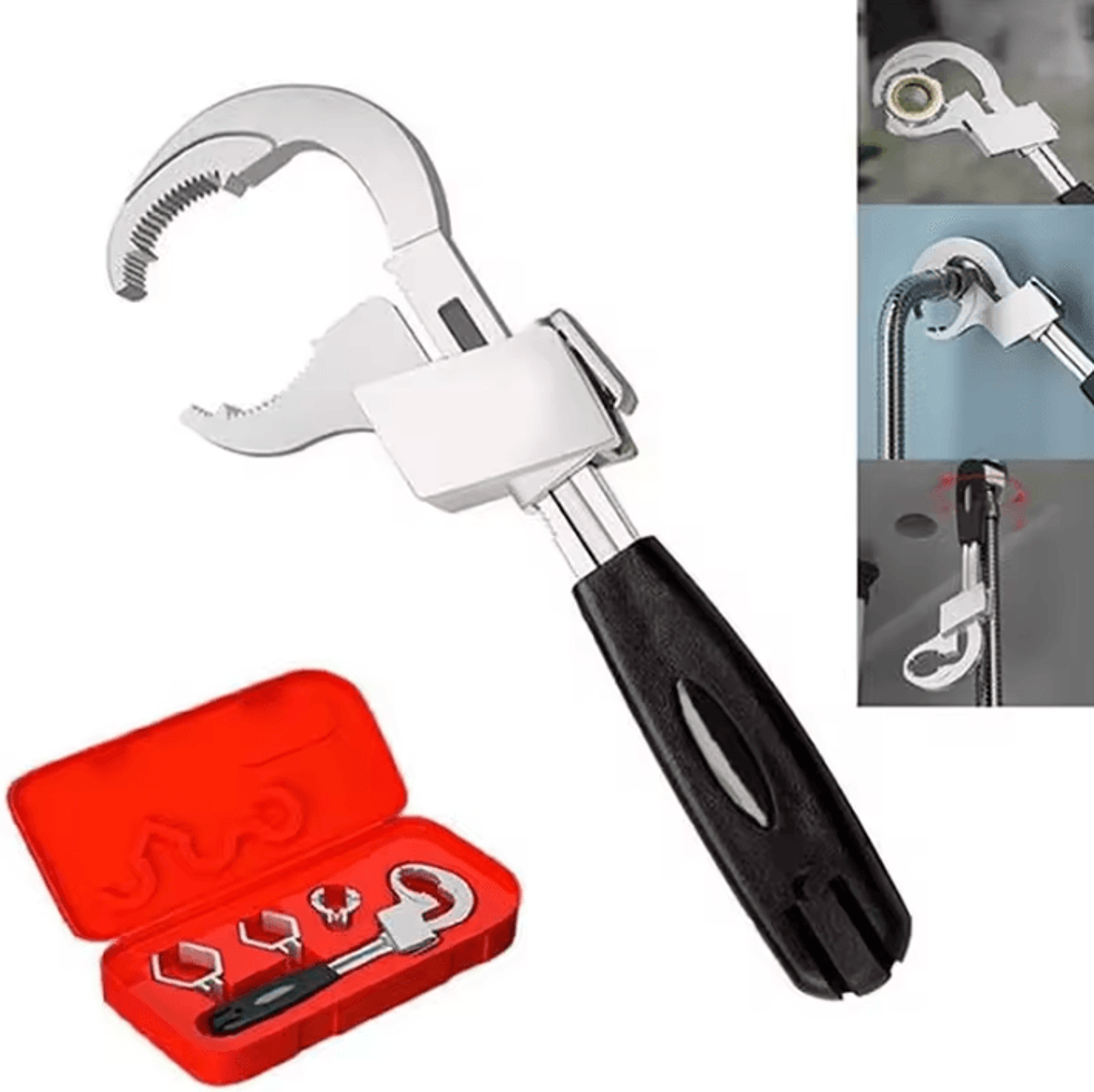 universal adjustable sink wrench for bathroom plumbing repair