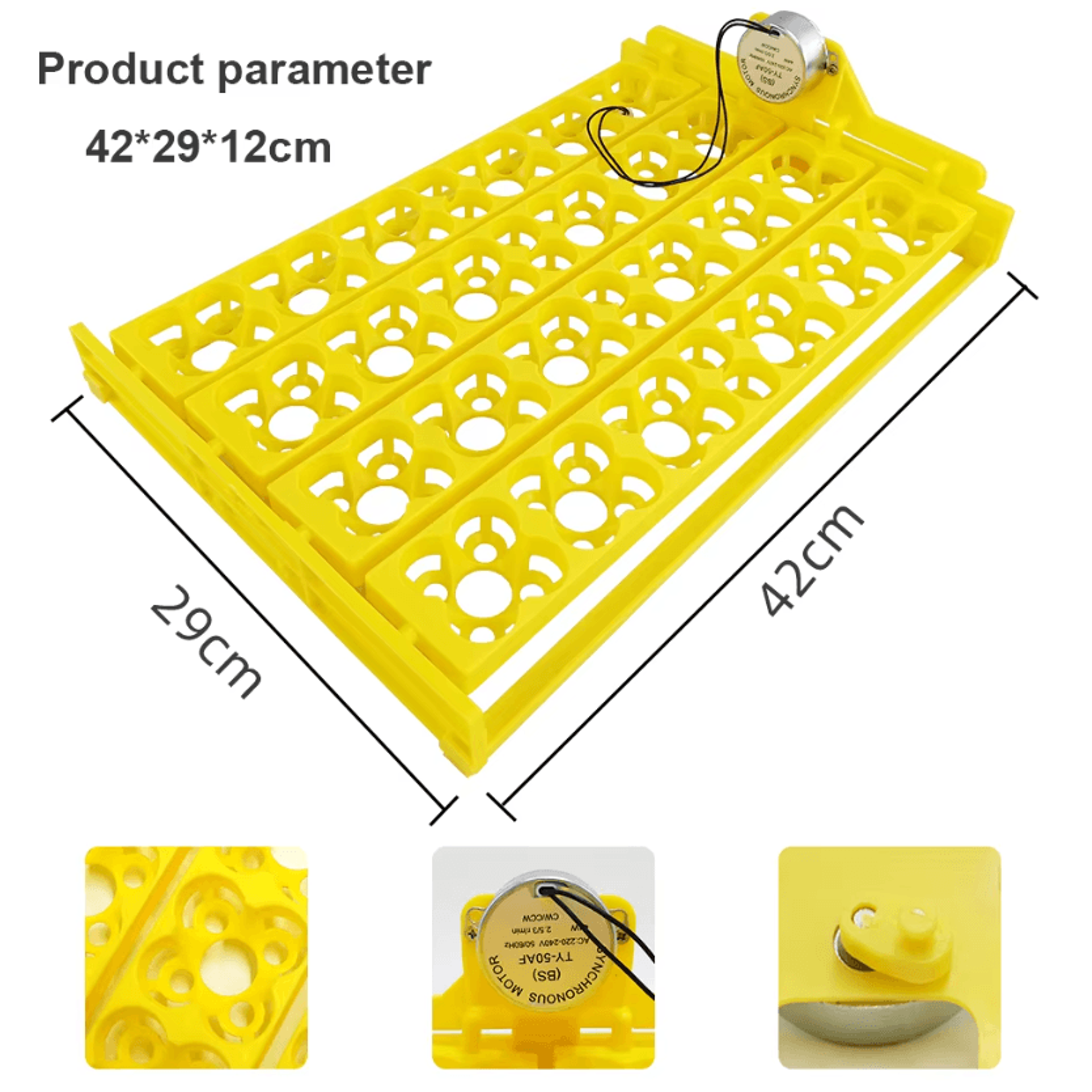 24 egg automatic incubator turner tray for poultry hatchings