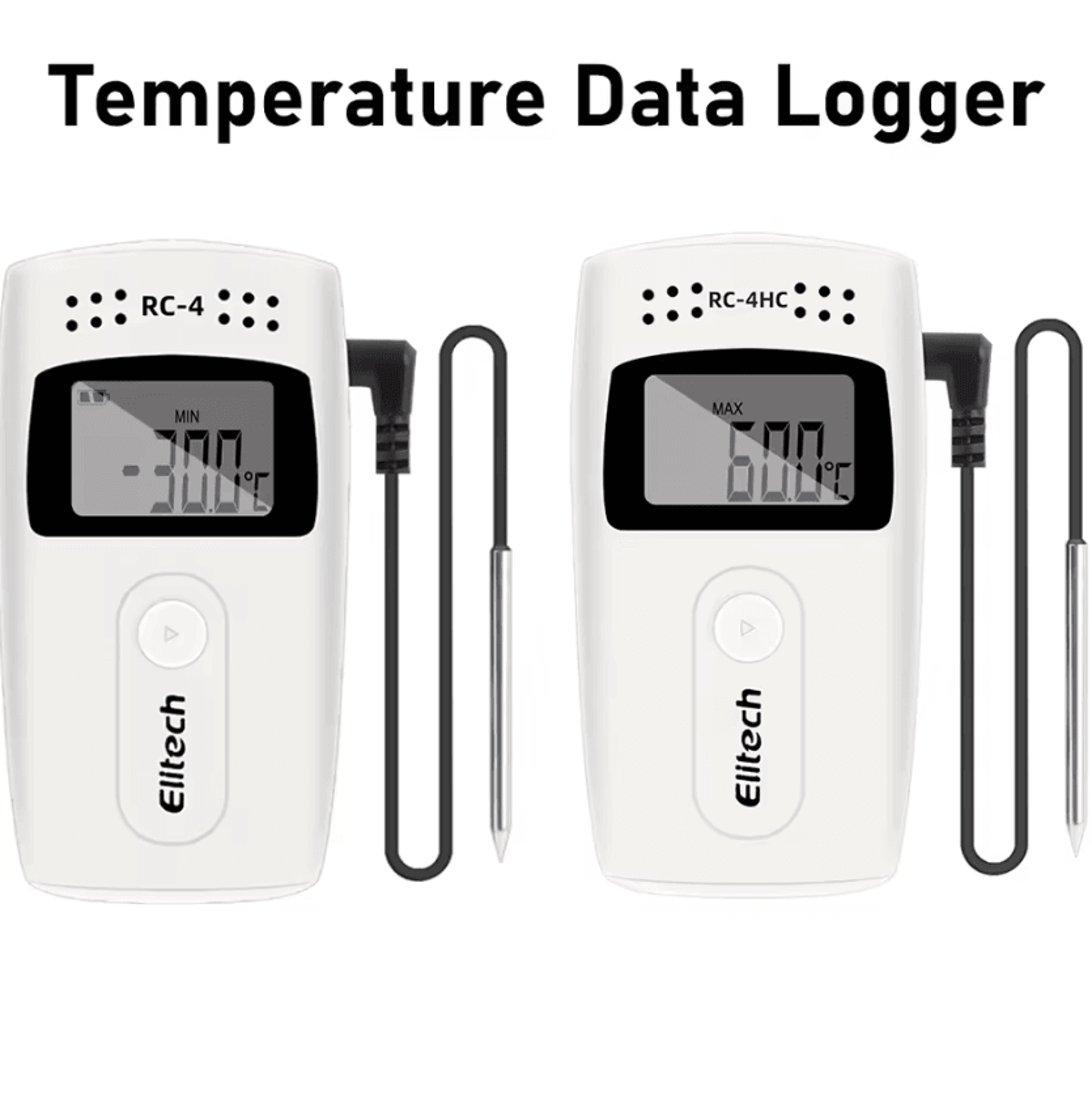 rc-4 rc-4hc usb temperature data logger with 16000-point memory