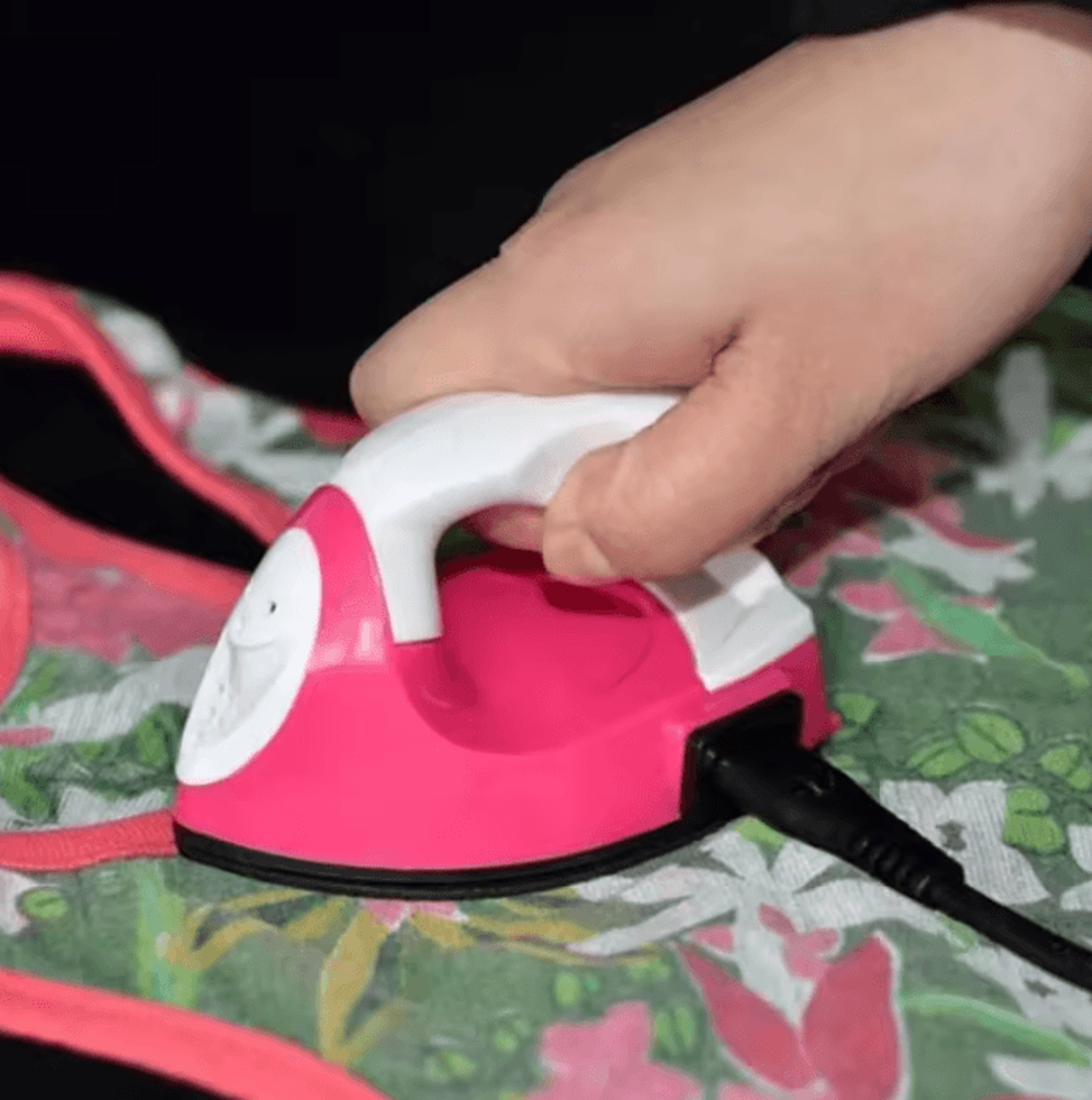 portable mini electric iron for travel sewing and crafts