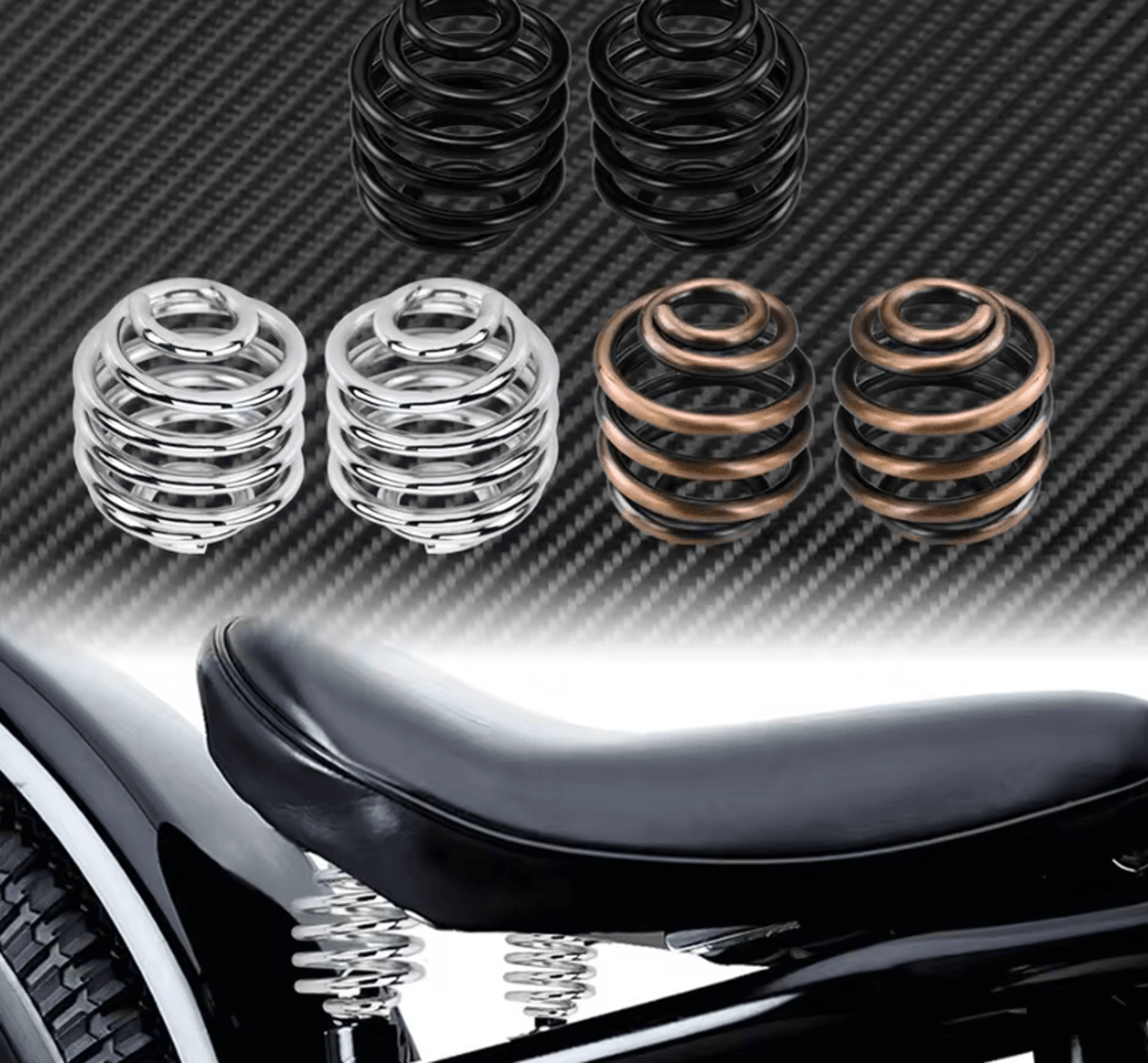 classic bobber solo seat spring mount kit for harley sportster dyna