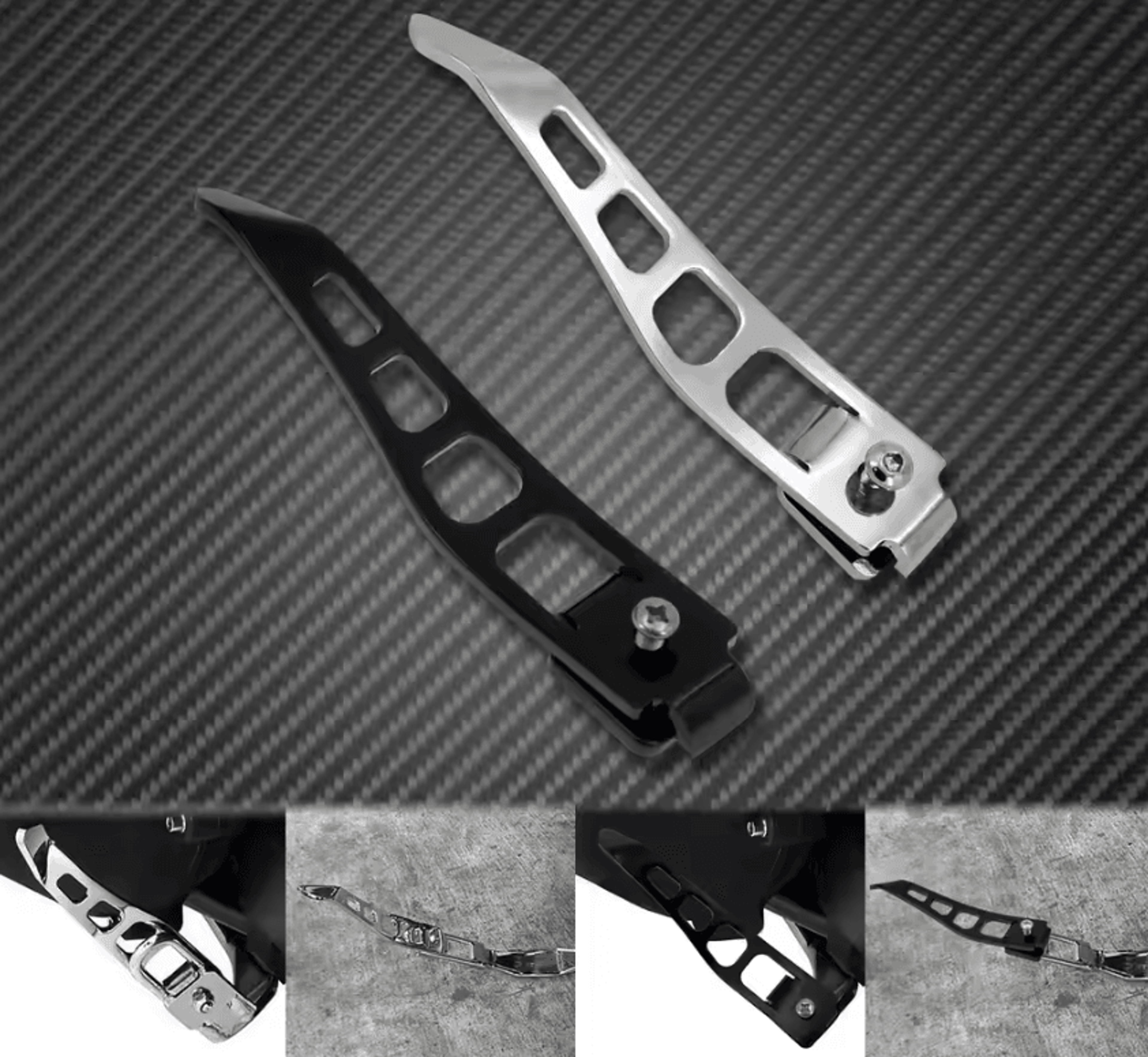 easy reach kickstand extension kit for harley dyna 1993-2017