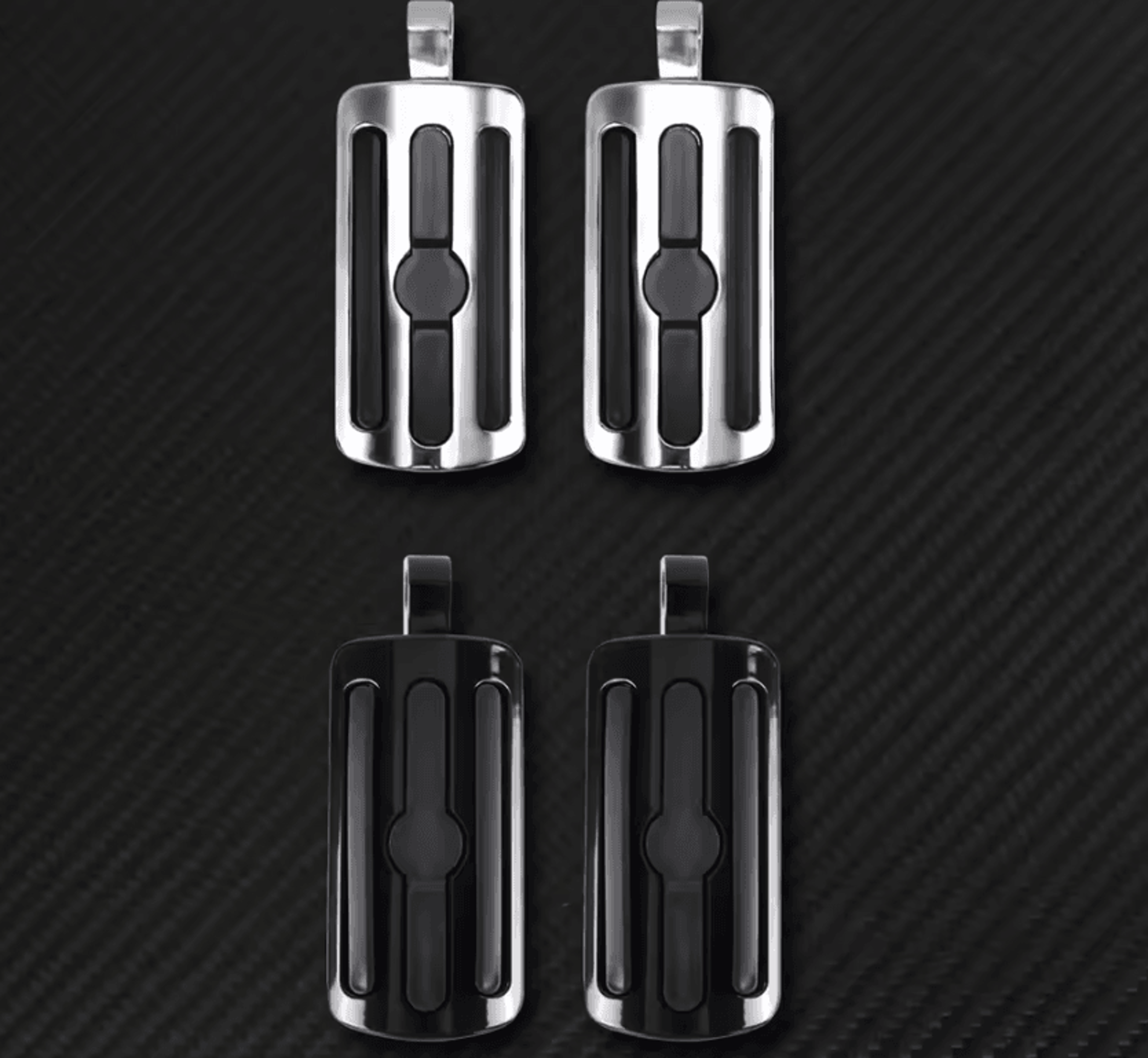 comfort grip male mount footpegs for harley touring dyna sportster