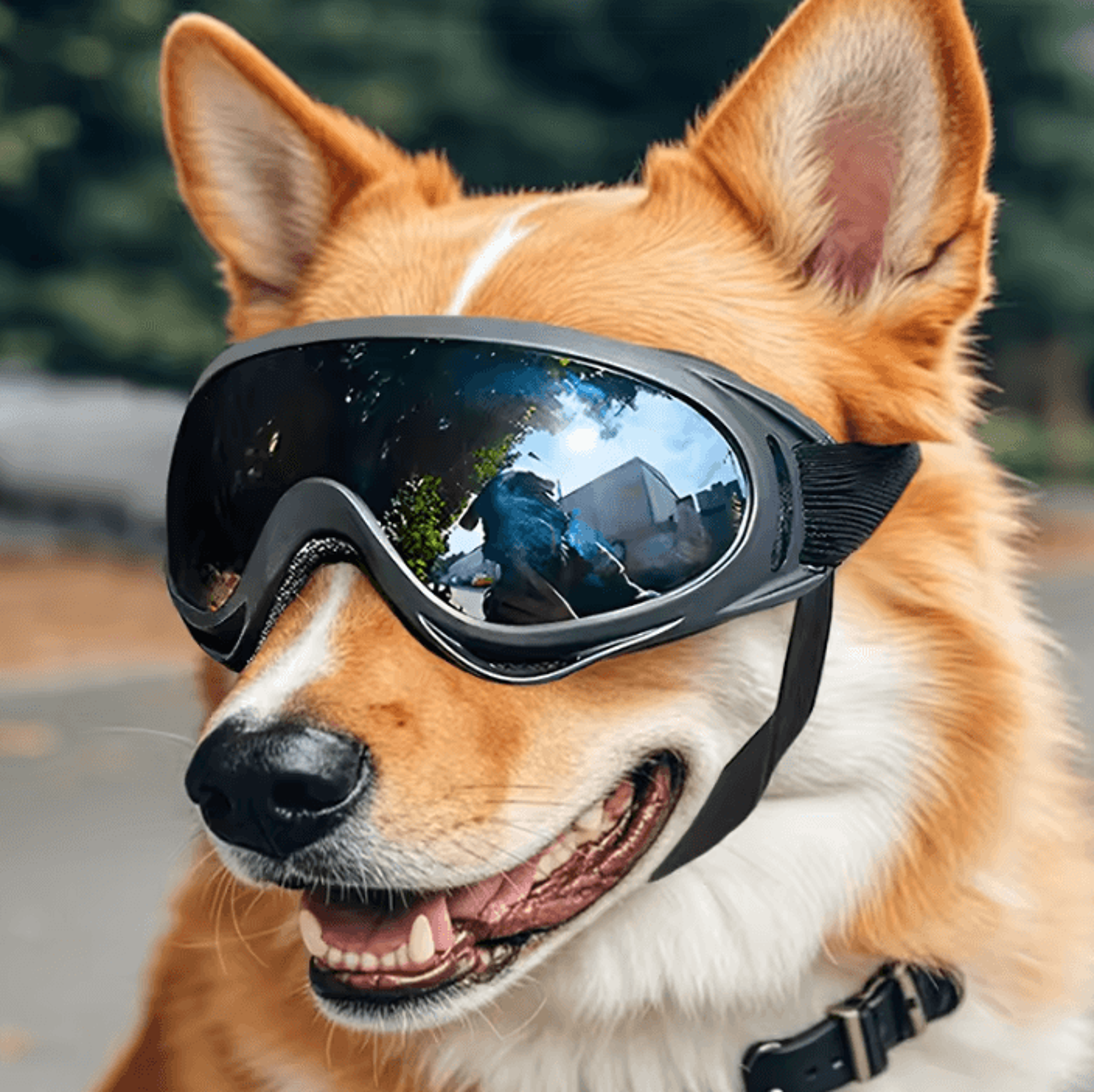 adventureshield windproof uv dog goggles for large dogs