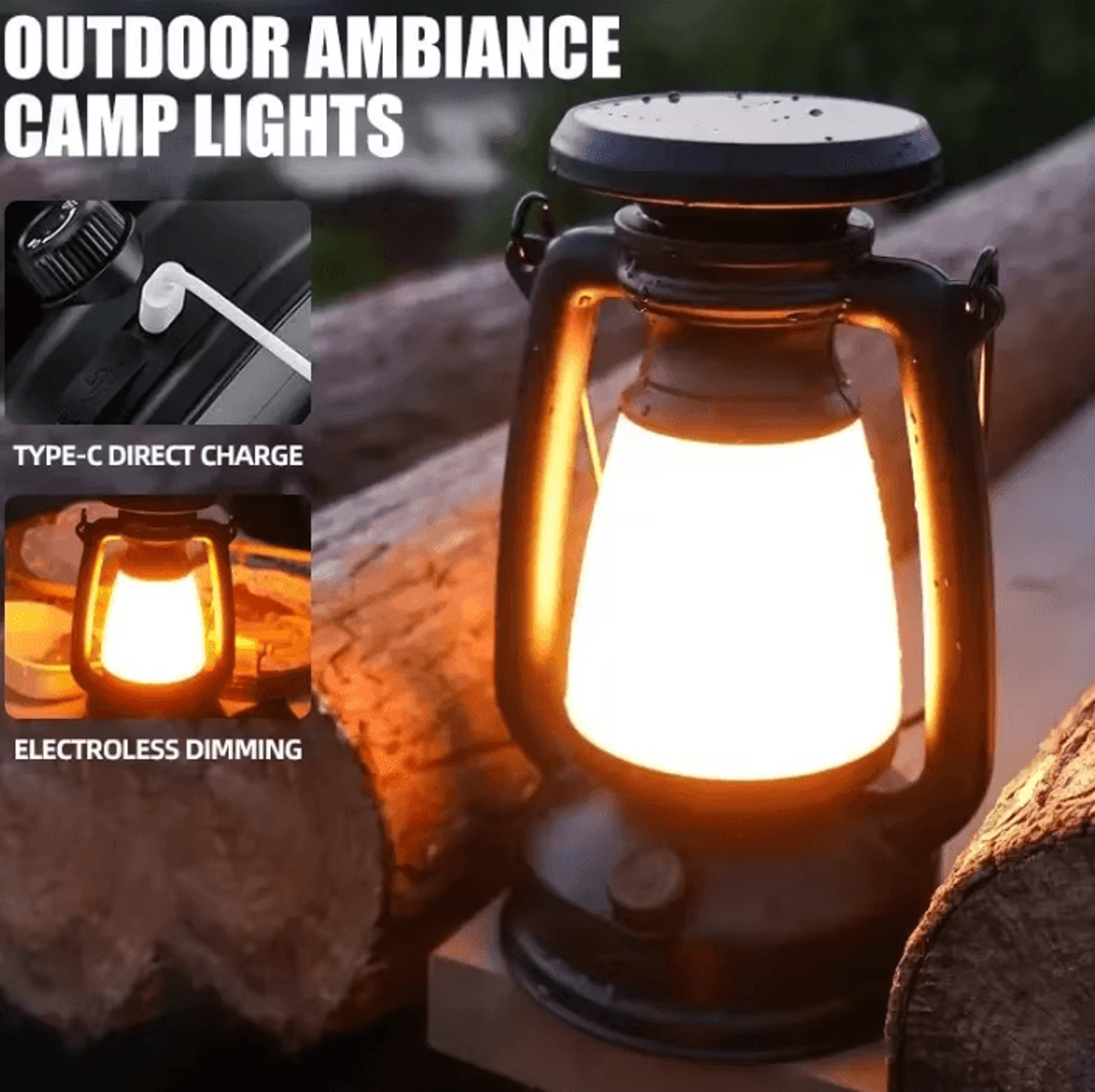 equestrian glow rechargeable retro horse led table lantern