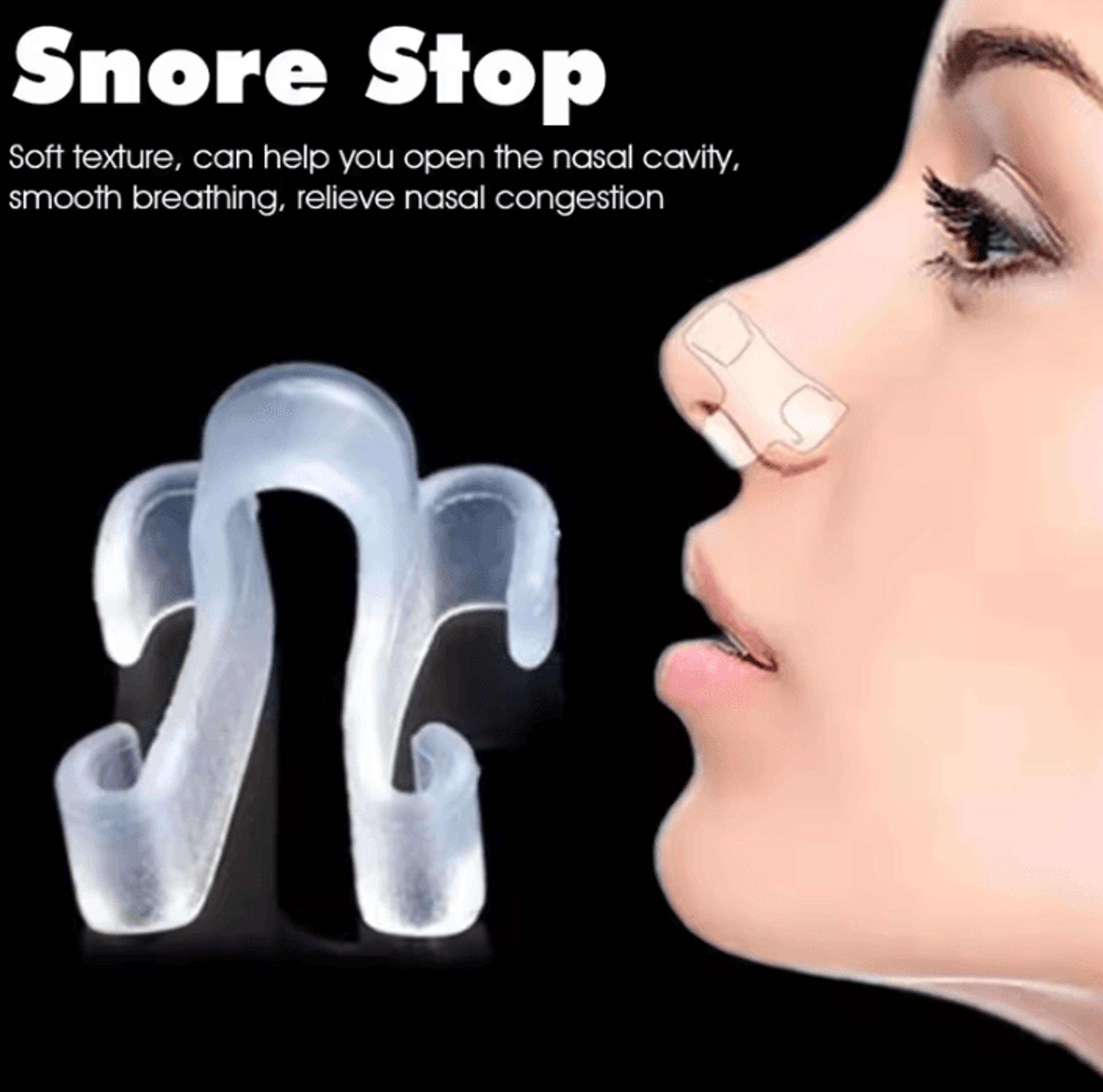 breatheease nasal breathing clip for nighttime comfort