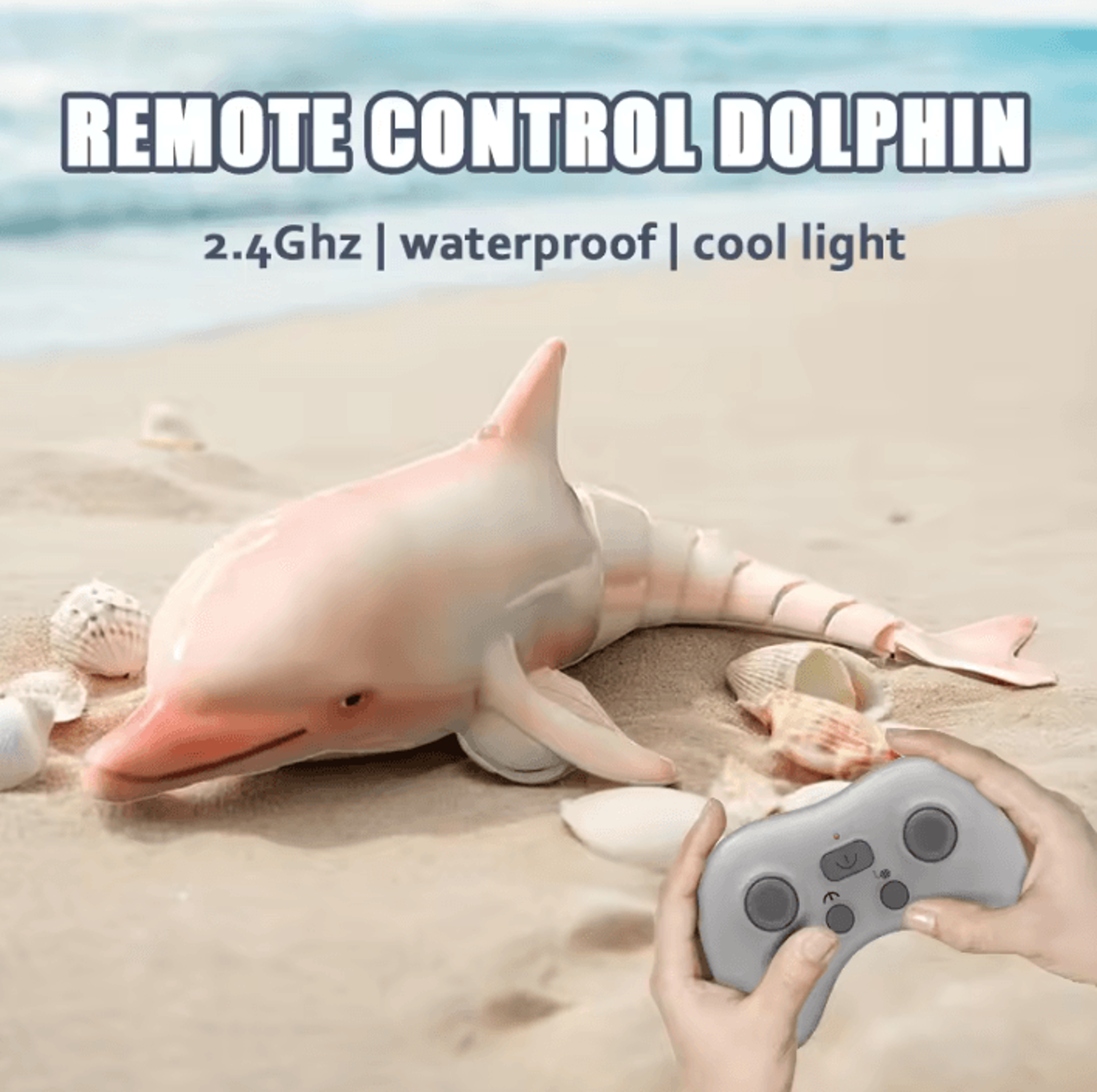 aquadash 2.4g remote control dolphin water toy