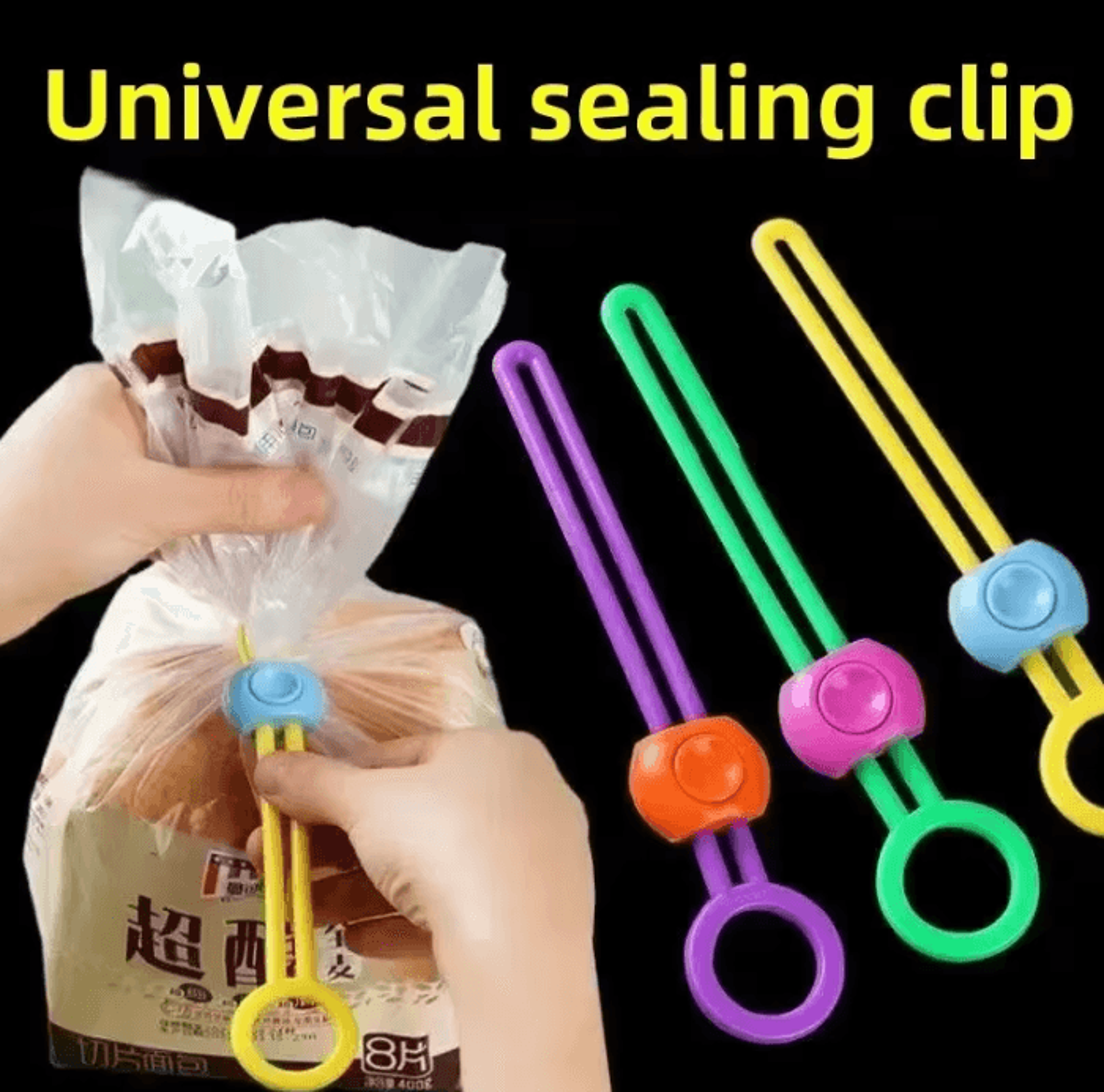 freshlock reusable food bag sealing clips for snacks and kitchen storage