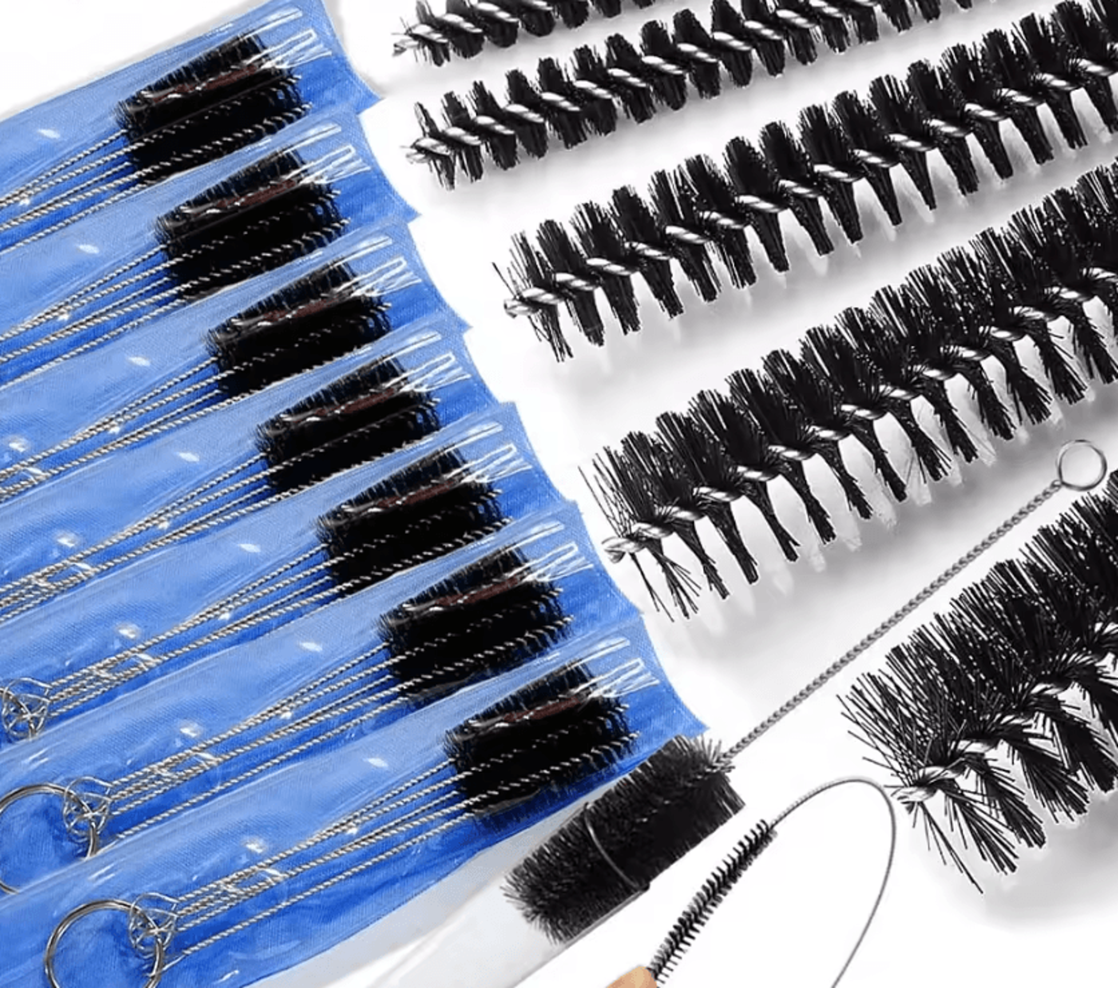 inksweep pro reusable nylon tattoo tube cleaning brushes for machine grips and needle tips